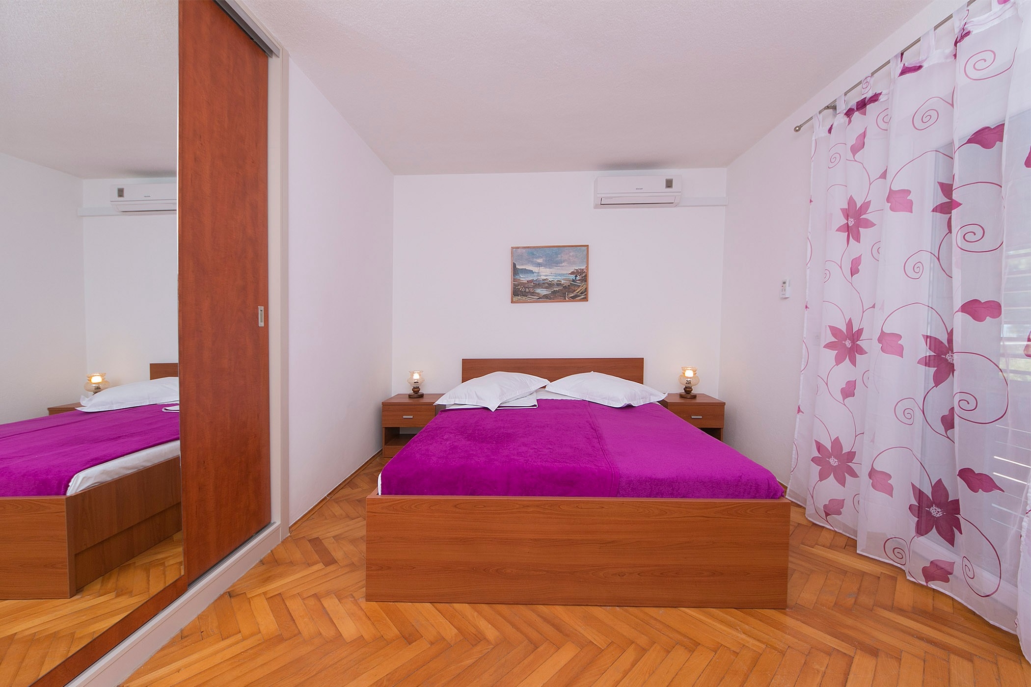 Three bedroom apartment with terrace and sea view Brela, Makarska  A-b
