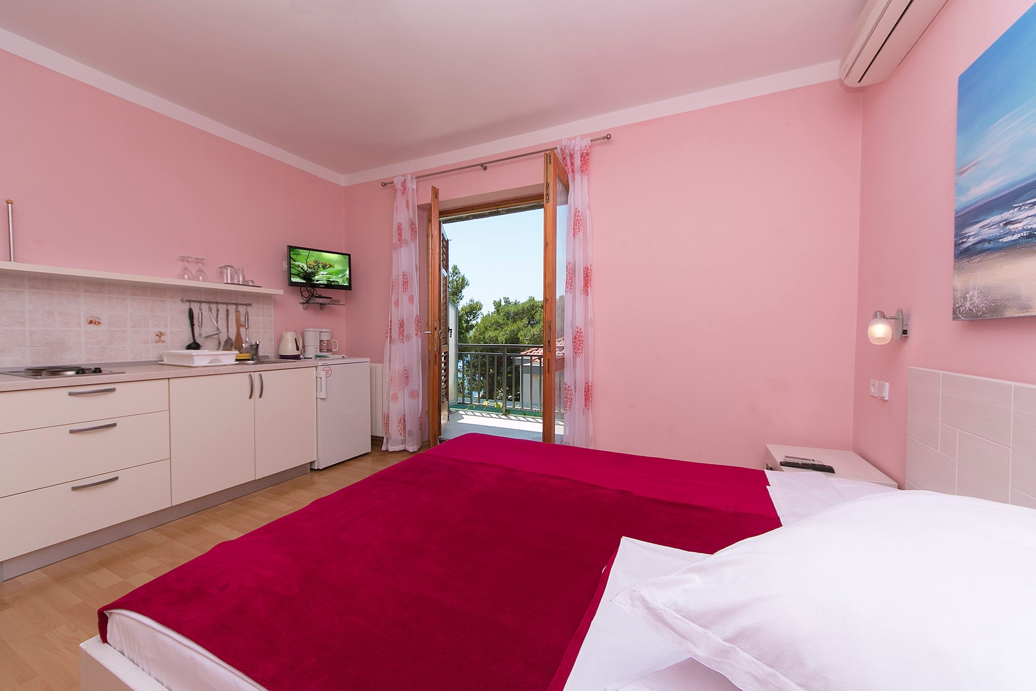 Studio flat with balcony and sea view Brela (Makarska) (AS-20778-b) Studio flat with balcony and sea view Brela (Makarska) (AS-20778-b)