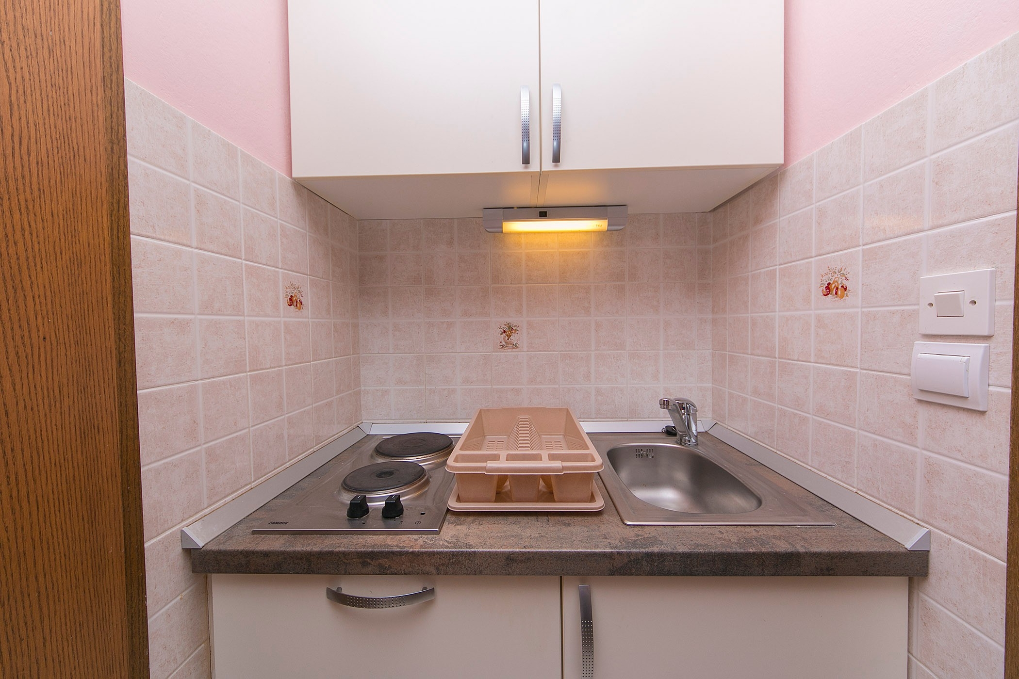 Studio flat with balcony and sea view Brela (Makarska) (AS-20778-c)