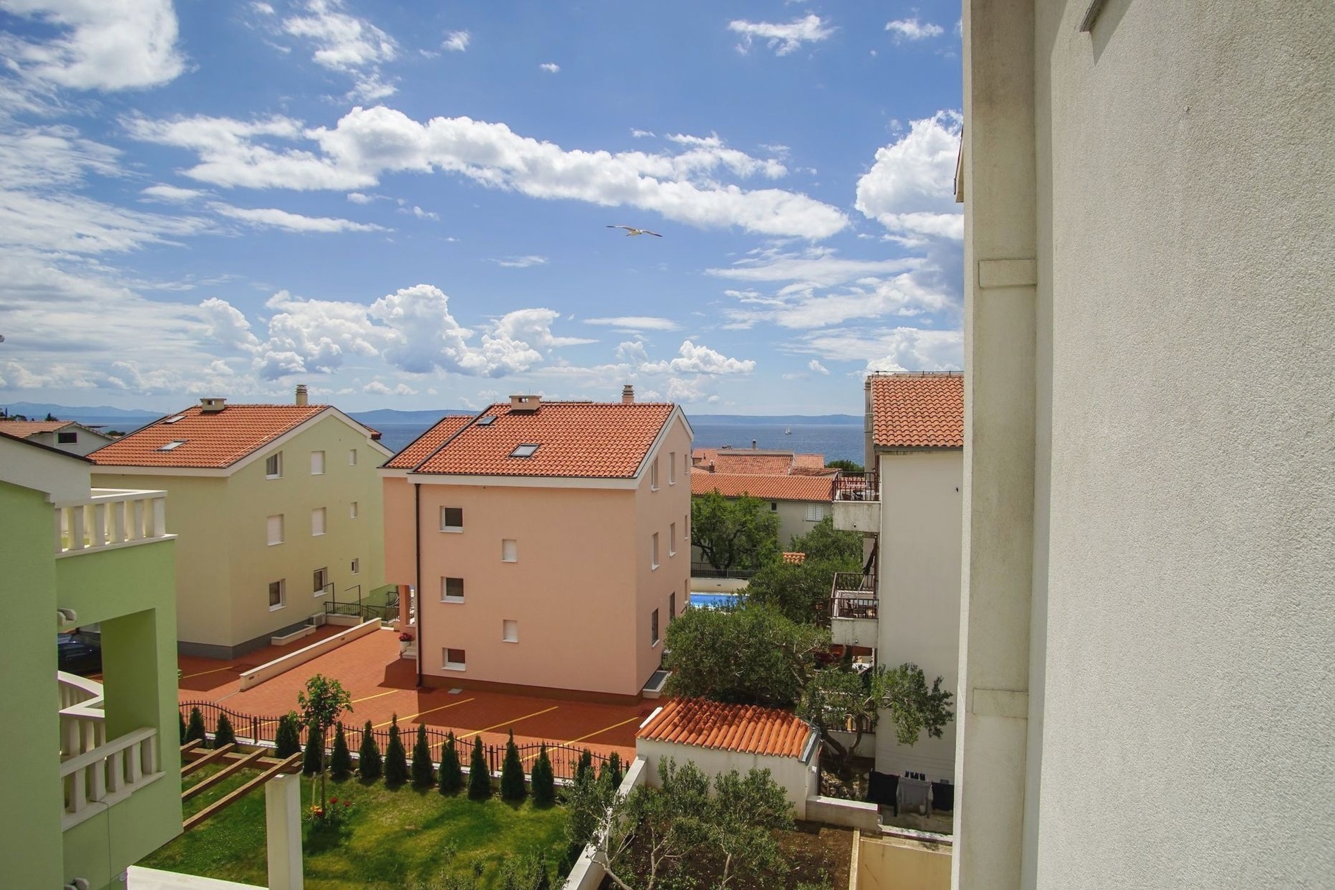 Two bedroom apartment with balcony and sea view Promajna, Makarska  A-a