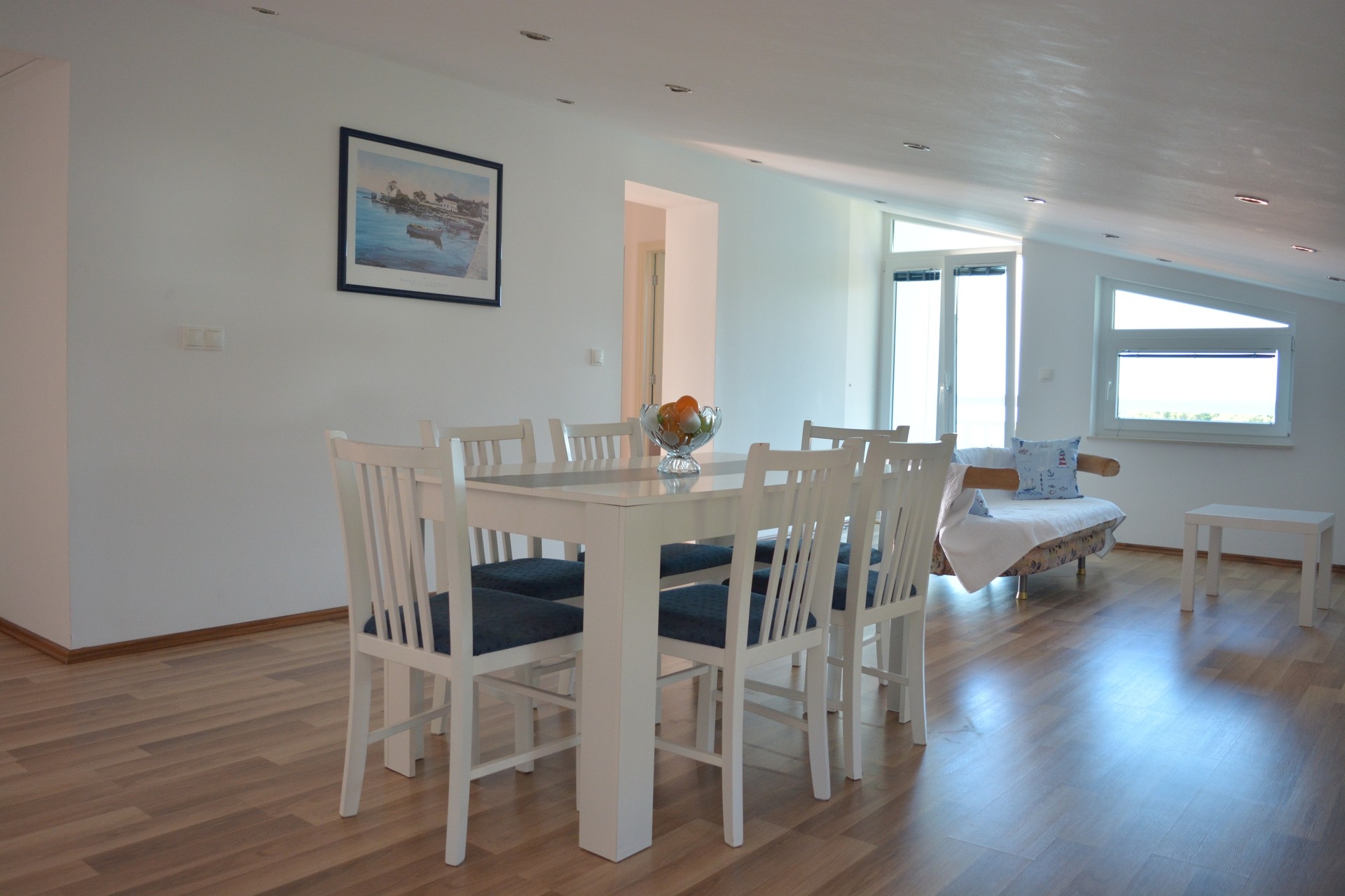 Three bedroom apartment with balcony and sea view Promajna, Makarska  A-c