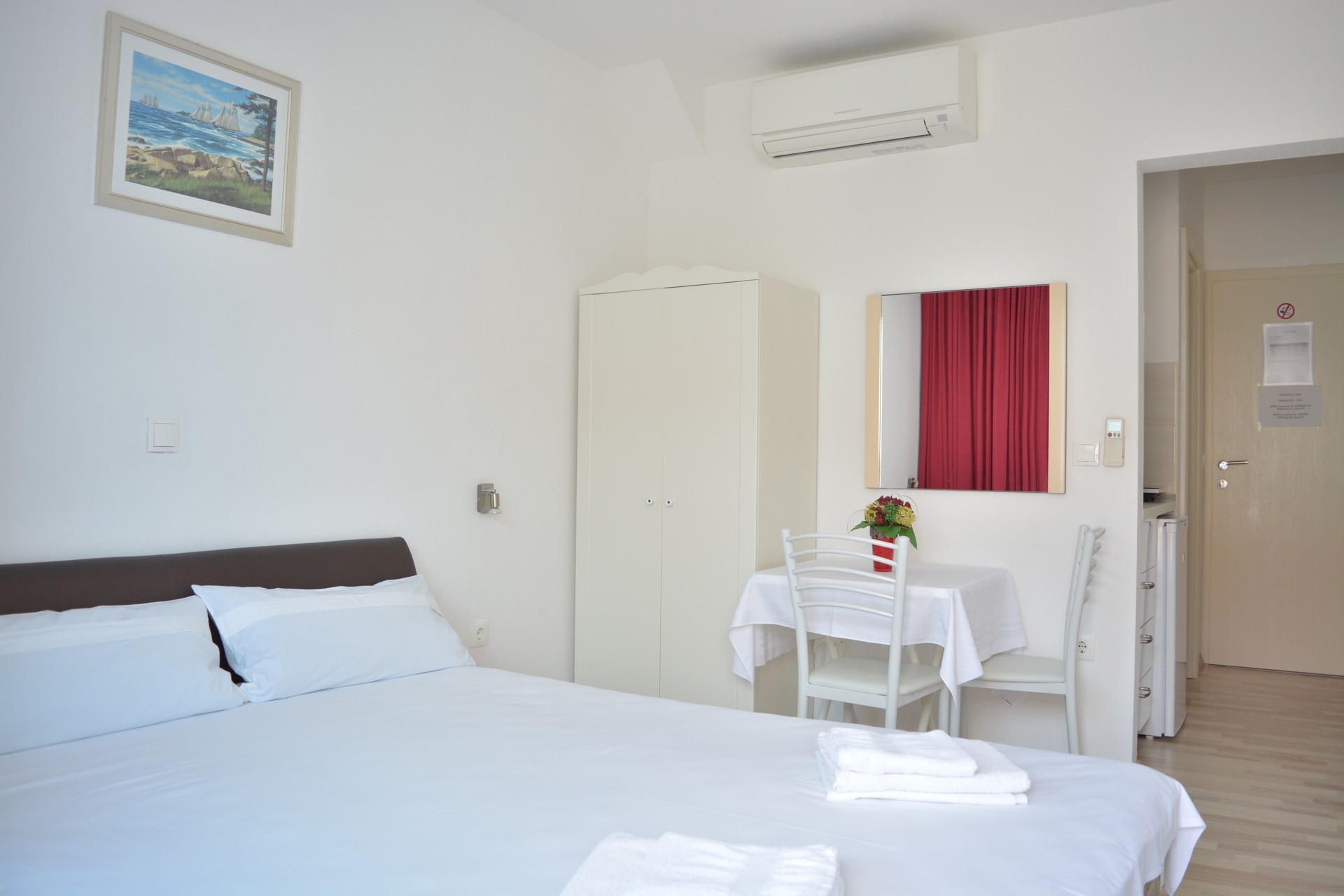 Studio flat with balcony and sea view Promajna, Makarska  AS-a