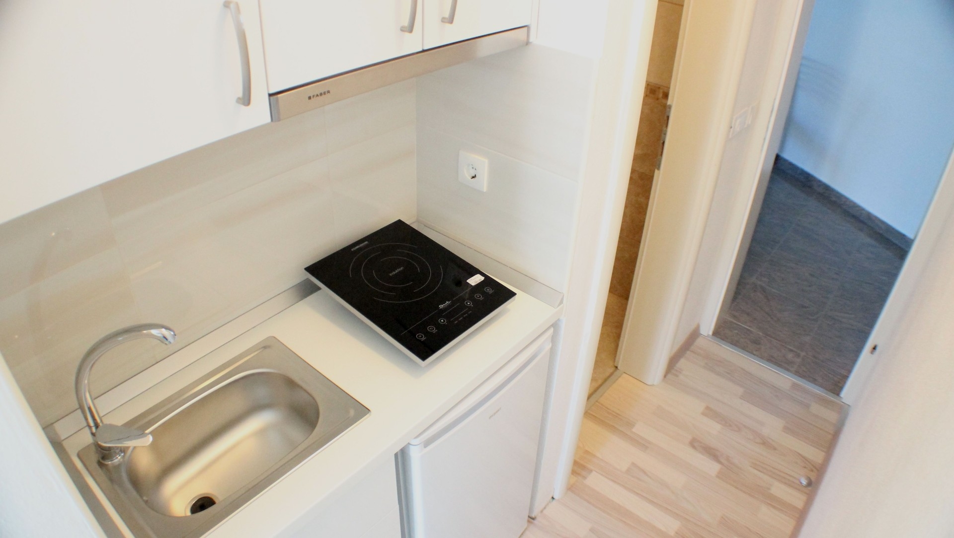 Studio flat with balcony and sea view Promajna, Makarska  AS-a