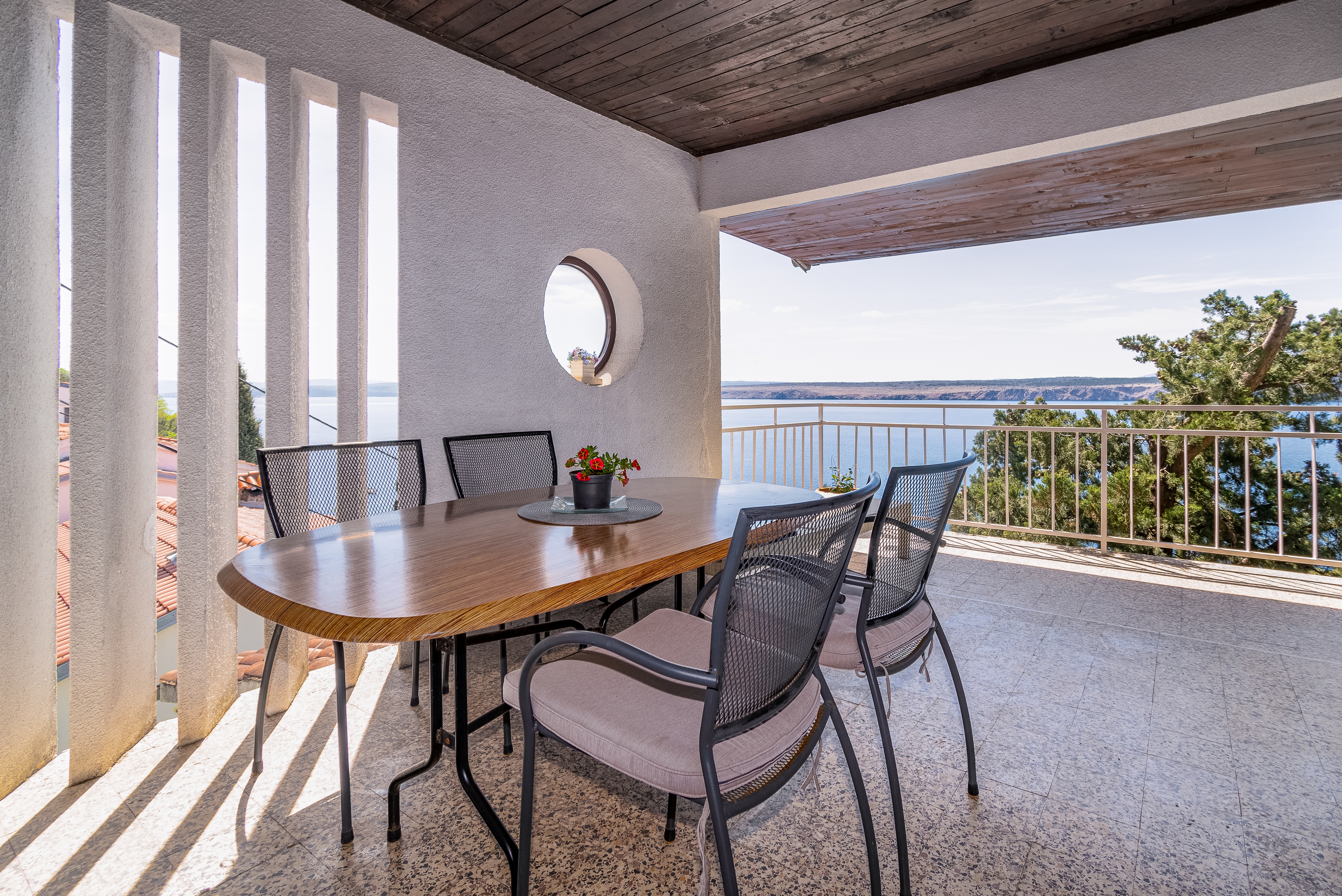 One bedroom apartment with terrace and sea view Jadranovo, Crikvenica  A-a