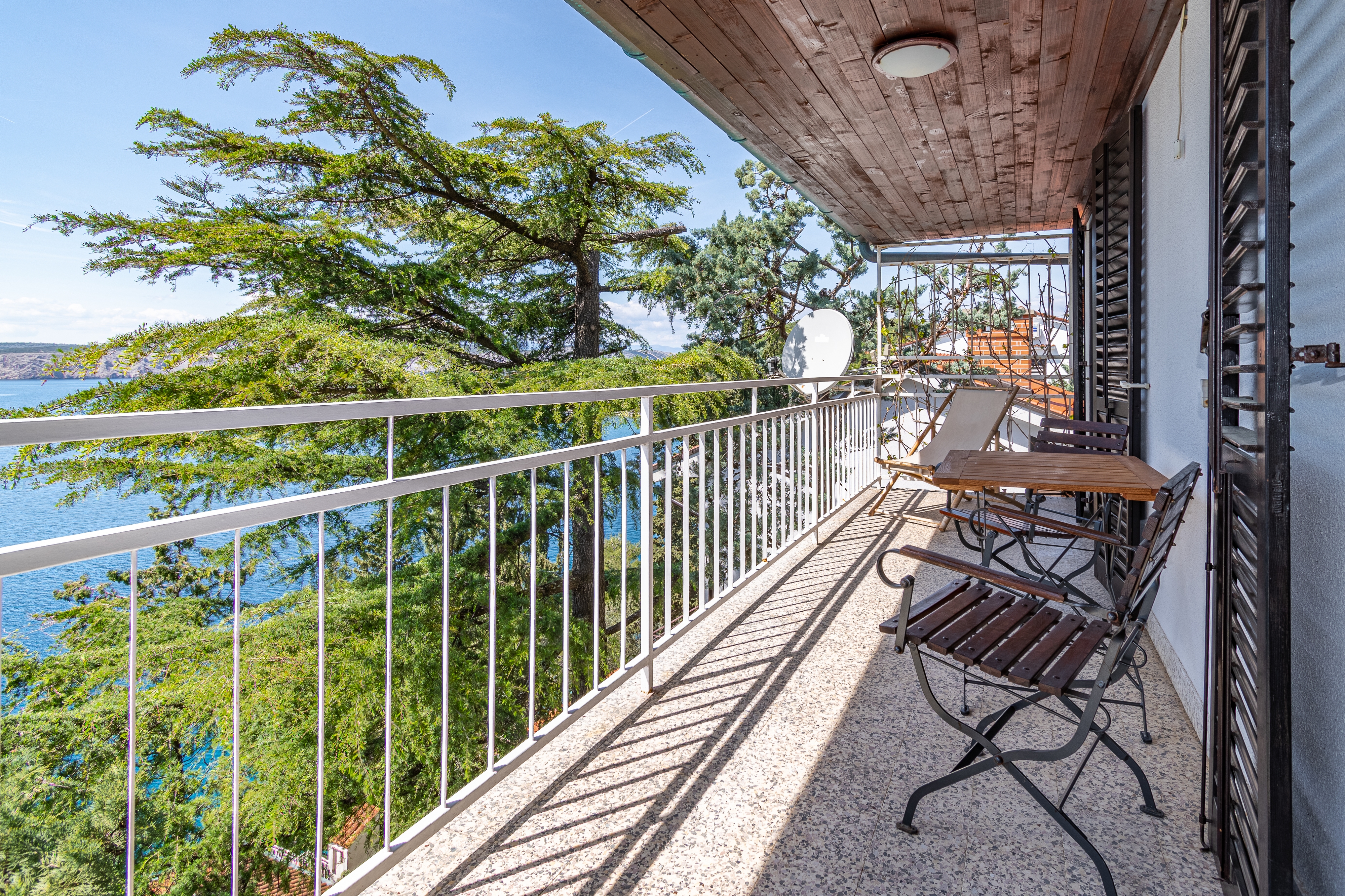 One bedroom apartment with terrace and sea view Jadranovo, Crikvenica  A-a
