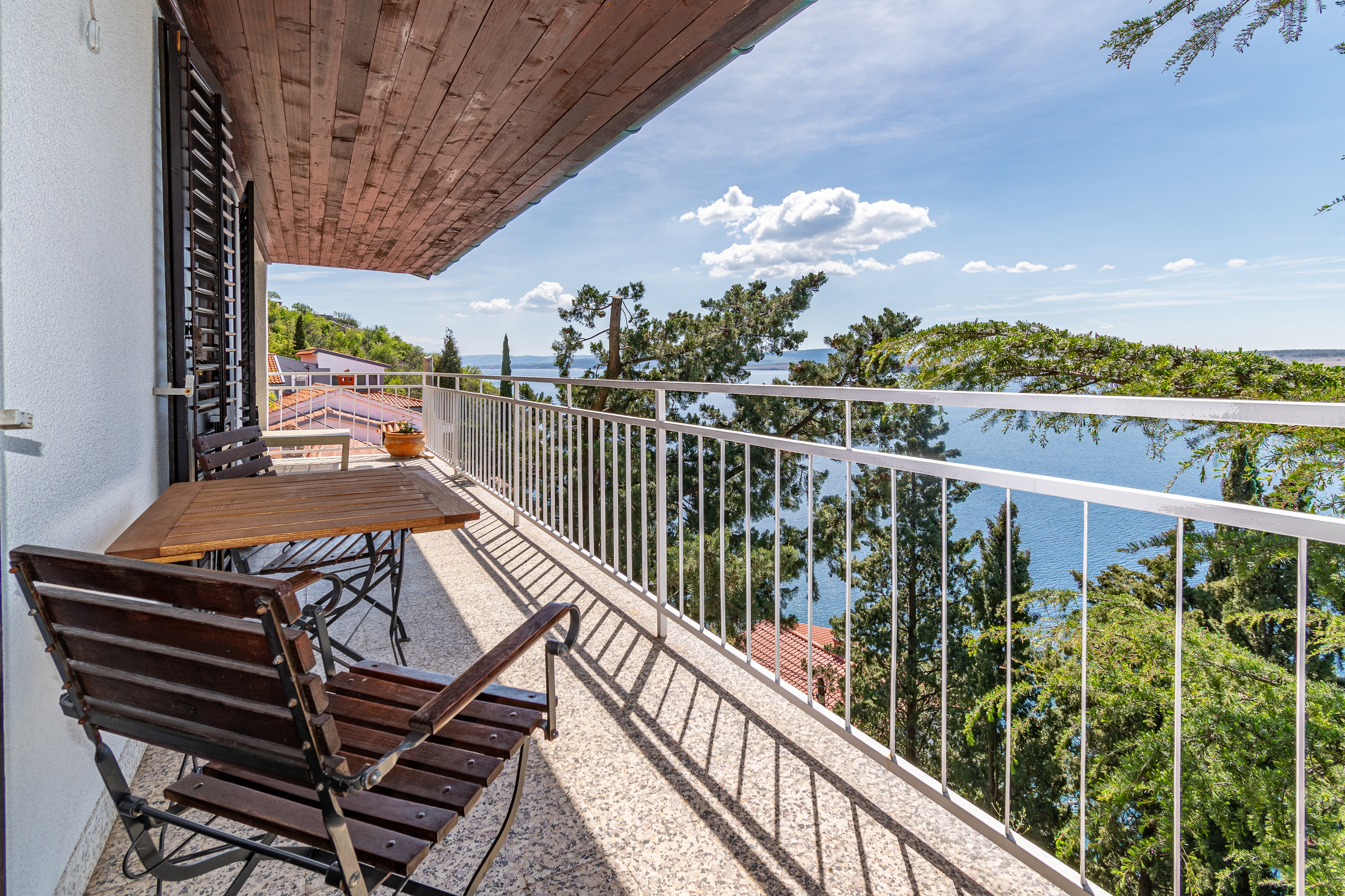 One bedroom apartment with terrace and sea view Jadranovo, Crikvenica  A-a