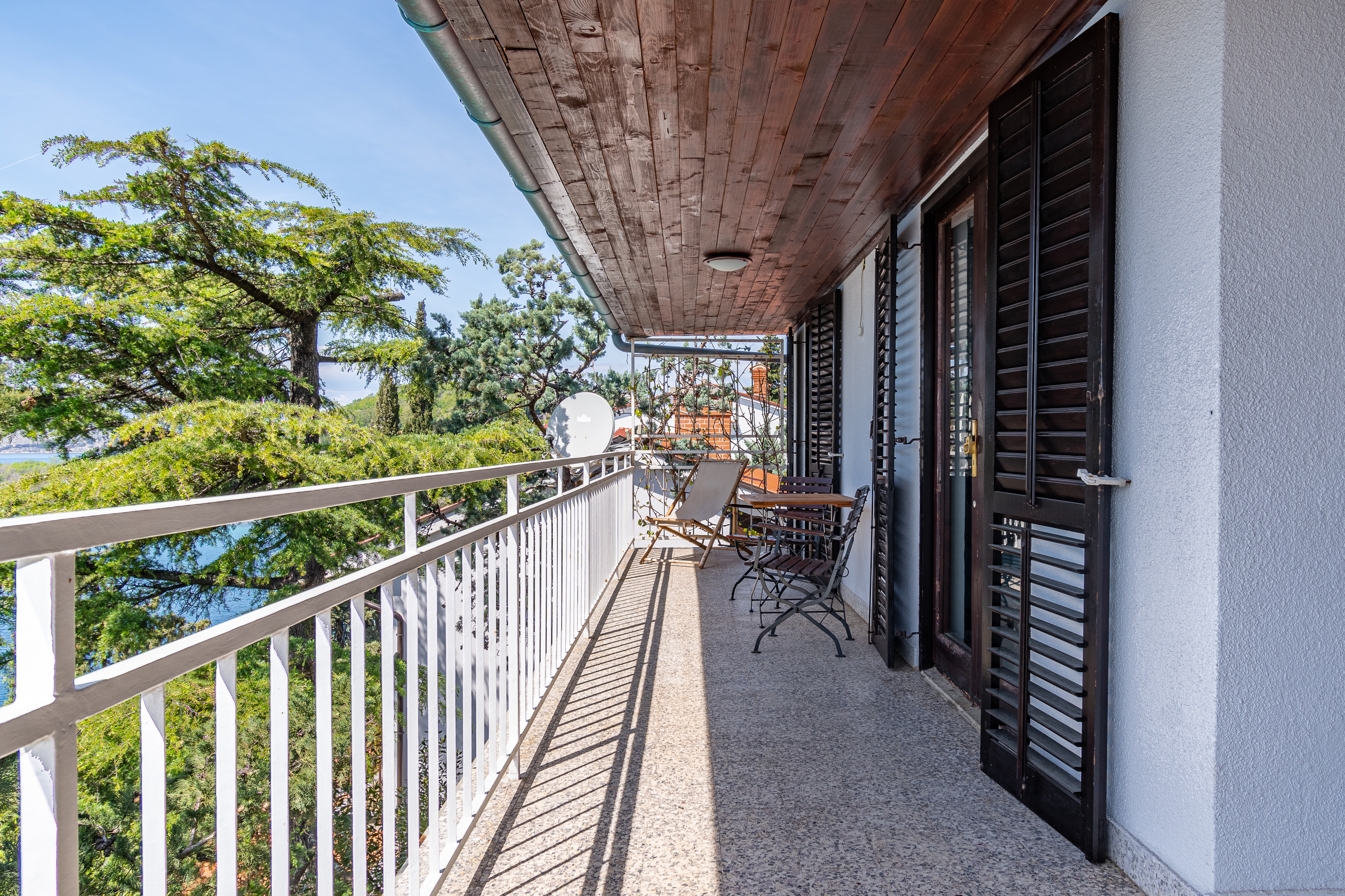 One bedroom apartment with terrace and sea view Jadranovo, Crikvenica  A-a