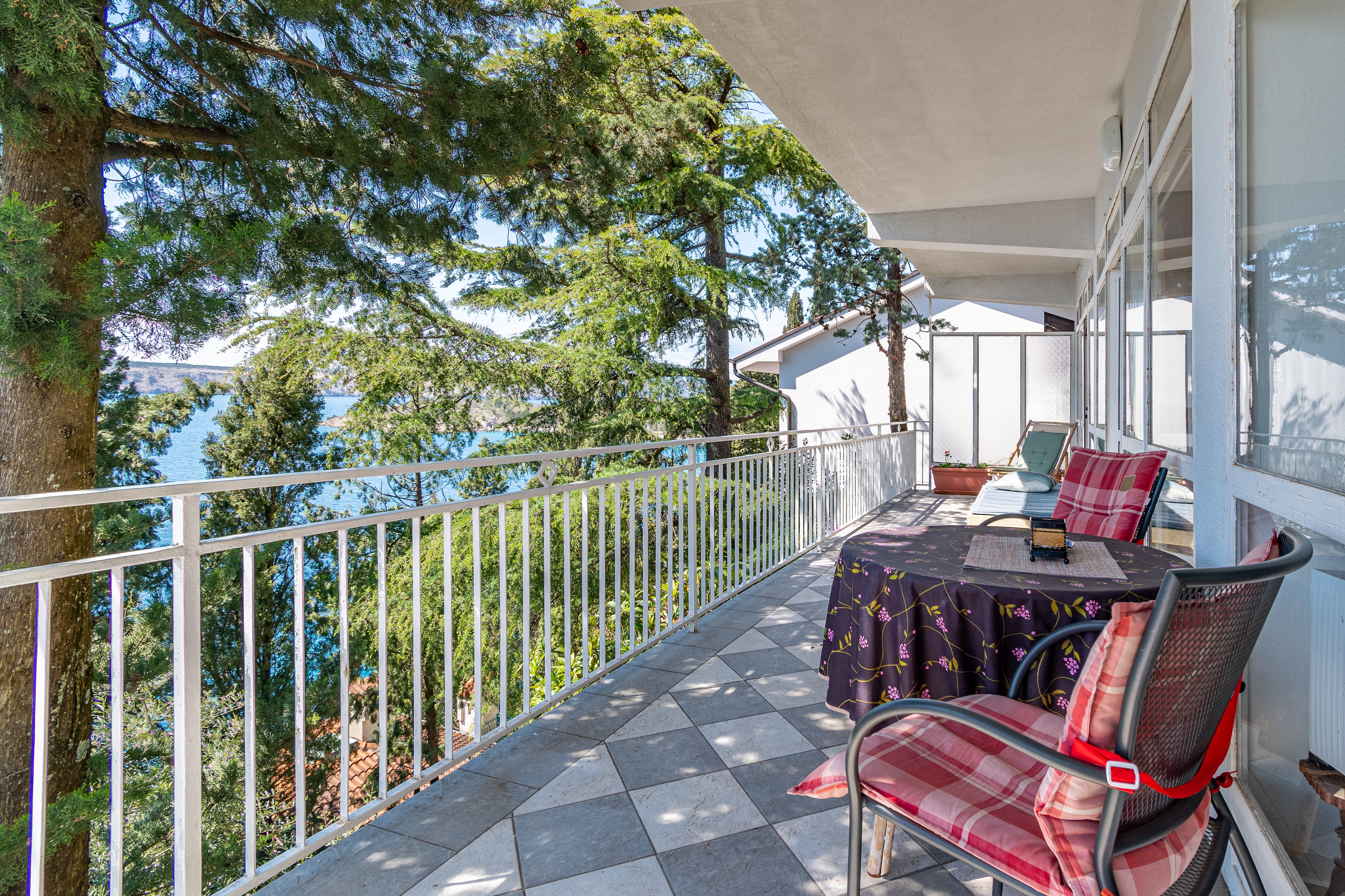 One bedroom apartment with terrace and sea view Jadranovo, Crikvenica  A-b