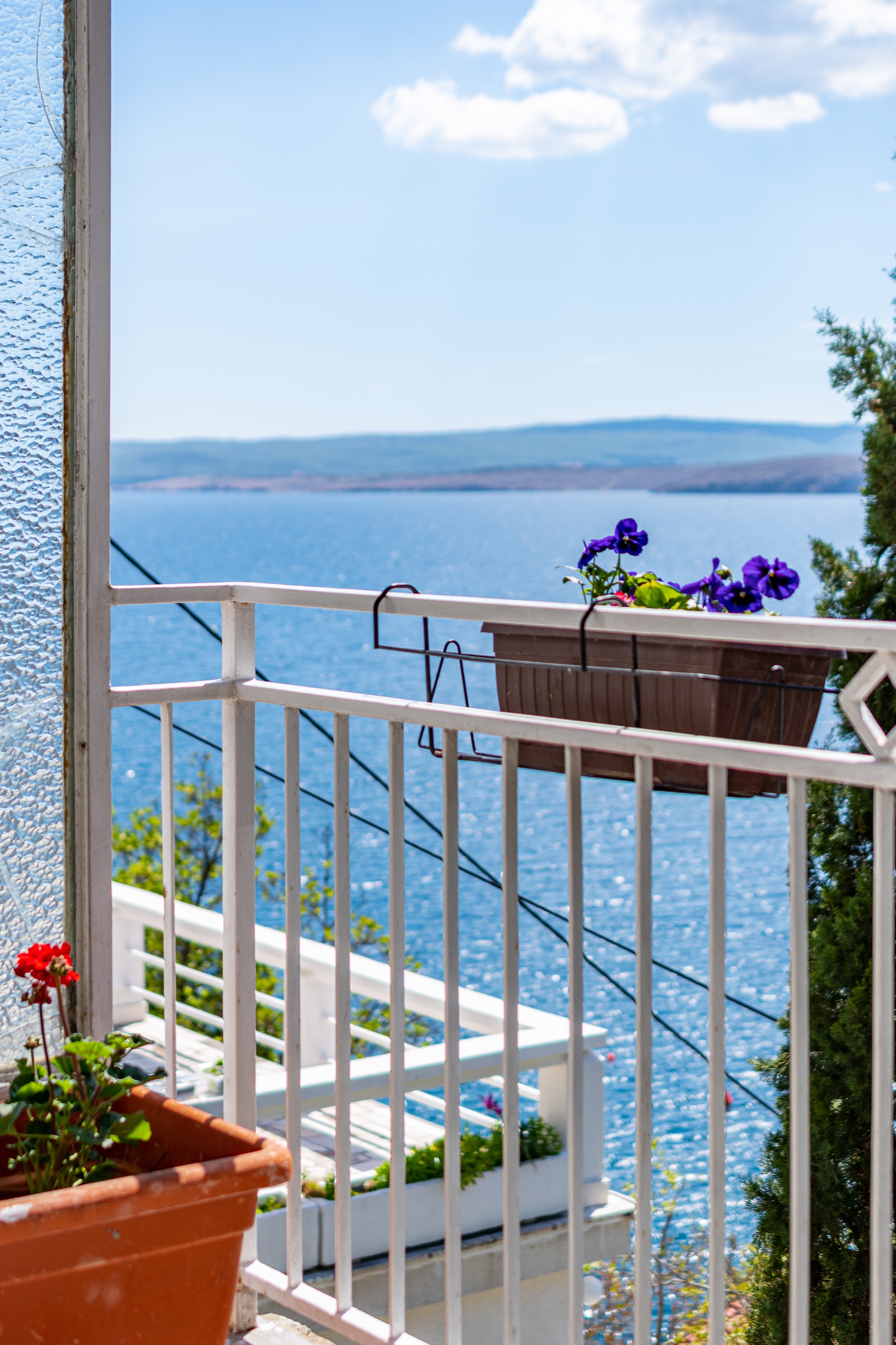One bedroom apartment with terrace and sea view Jadranovo, Crikvenica  A-b
