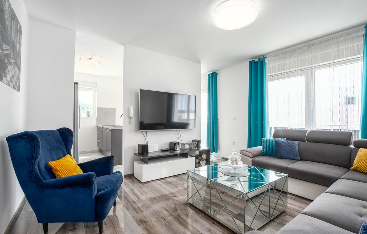 Three bedroom apartment with terrace and sea view Podstrana, Split (A-20835-a)