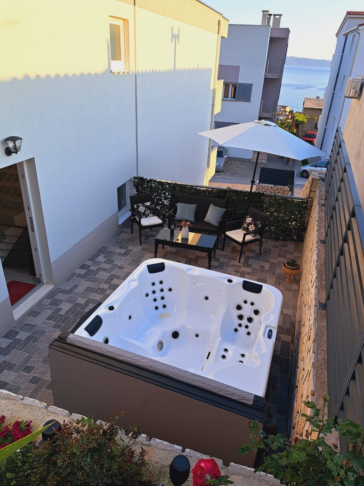 Three bedroom apartment with terrace and sea view Podstrana, Split  A-a