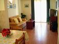 Living room Mastrinka, Living room in the apartment, air condition available and WiFi.