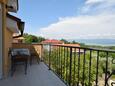 Risika, Balcon dans l’hébergement en type house, avec la vue sur la mer et WiFi.