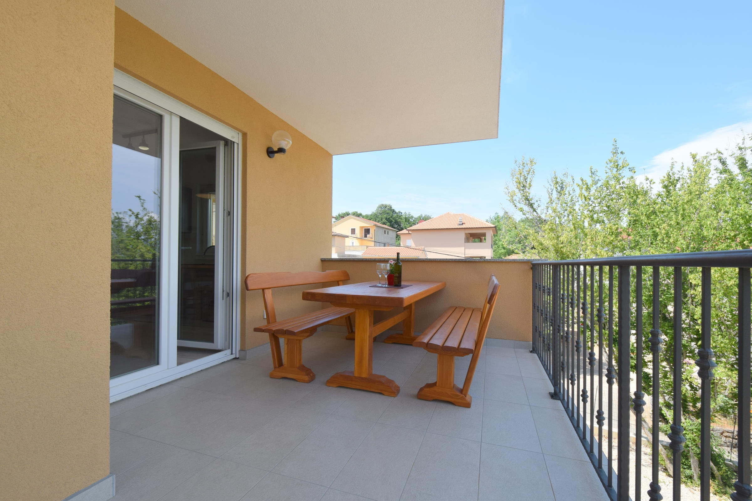 Two bedroom house with terrace and sea view Risika, Krk  K