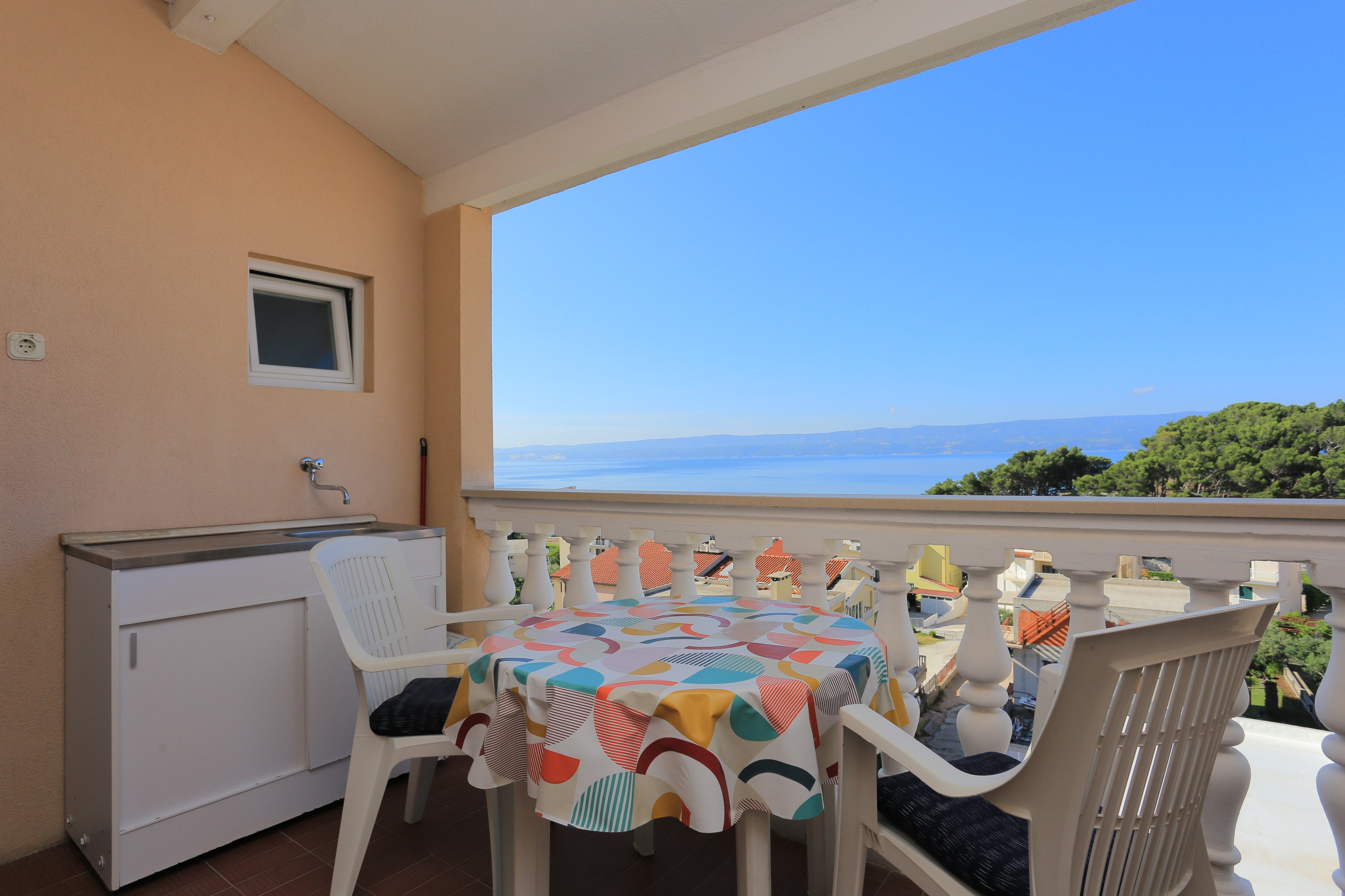 Two bedroom apartment with terrace and sea view Duće, Omiš  A-a
