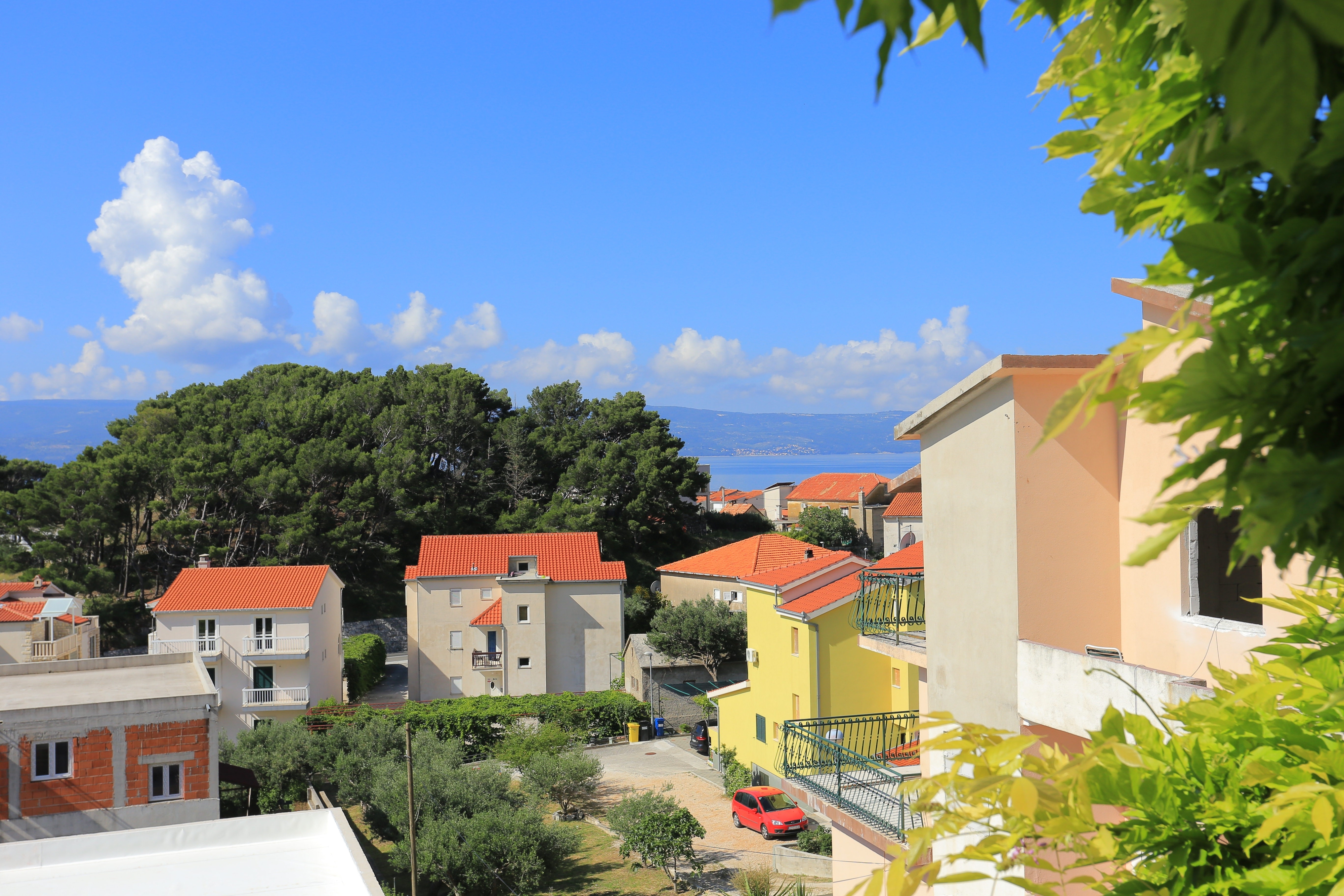 Two bedroom apartment with terrace and sea view Duće, Omiš  A-b