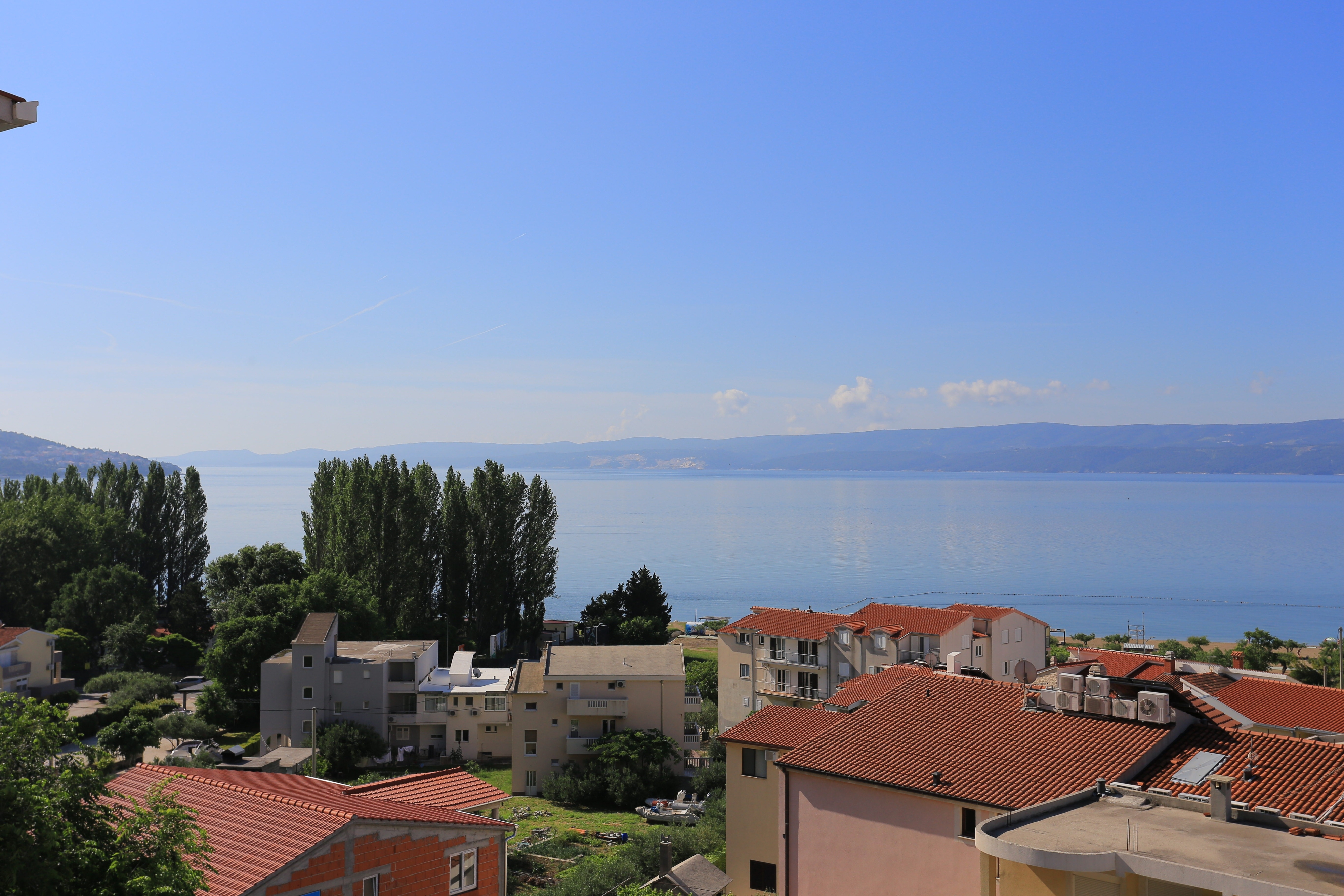 Two bedroom apartment with terrace and sea view Duće, Omiš  A-c
