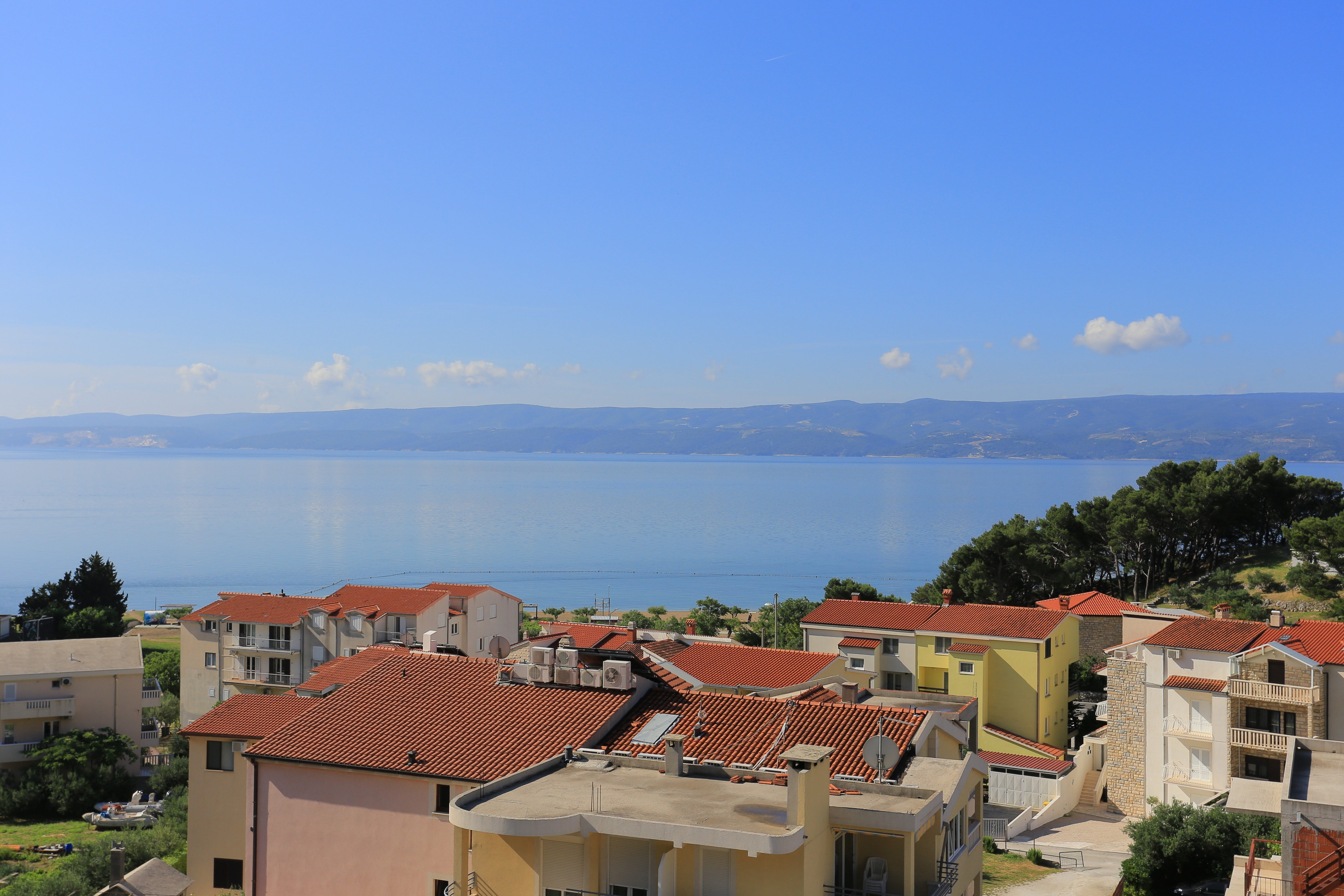 Two bedroom apartment with terrace and sea view Duće, Omiš  A-c