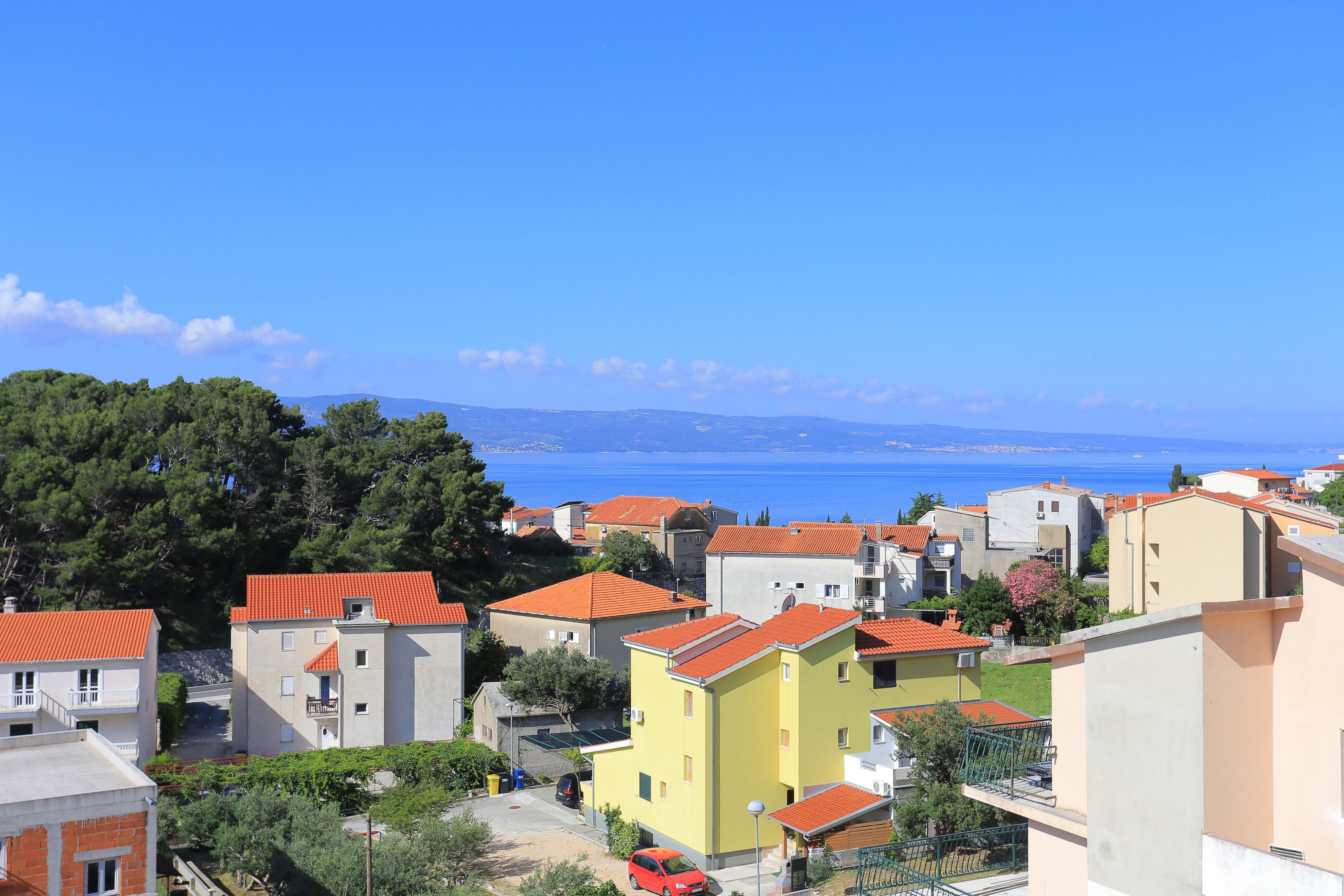 Two bedroom apartment with terrace and sea view Duće, Omiš  A-c