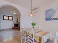 Dining room Prigradica, Dining room in the apartment, air condition available, (pet friendly) and WiFi.
