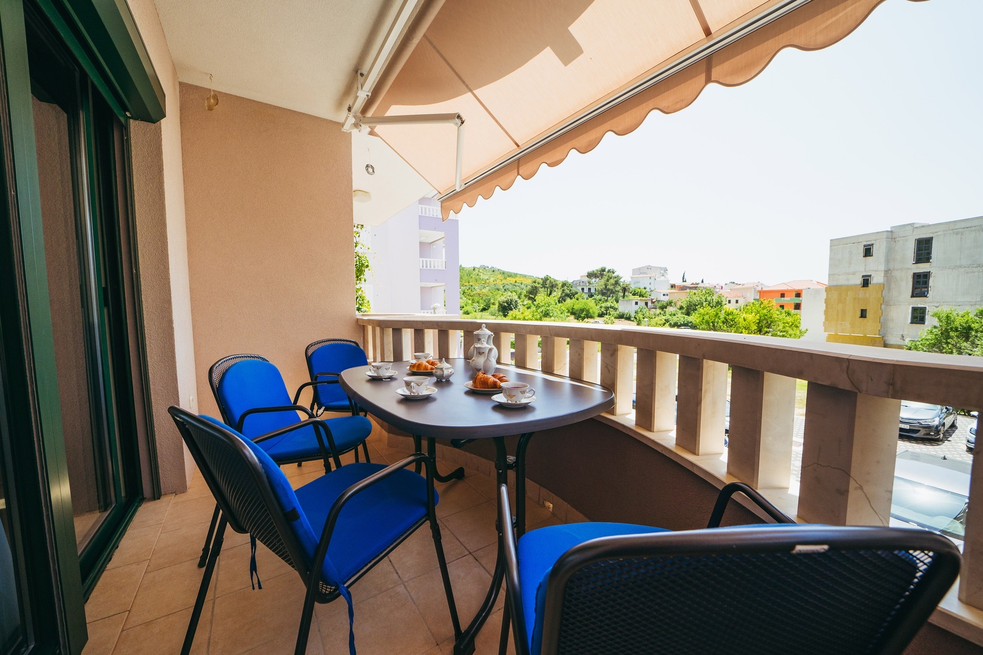 One bedroom apartment with balcony Promajna, Makarska  A-b