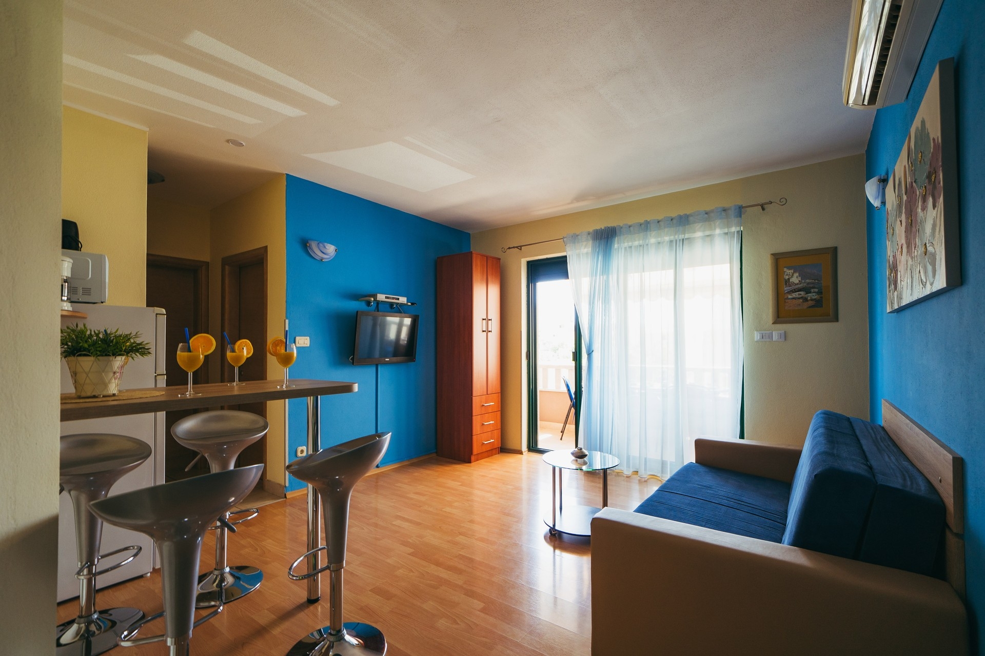 One bedroom apartment with balcony Promajna, Makarska  A-b