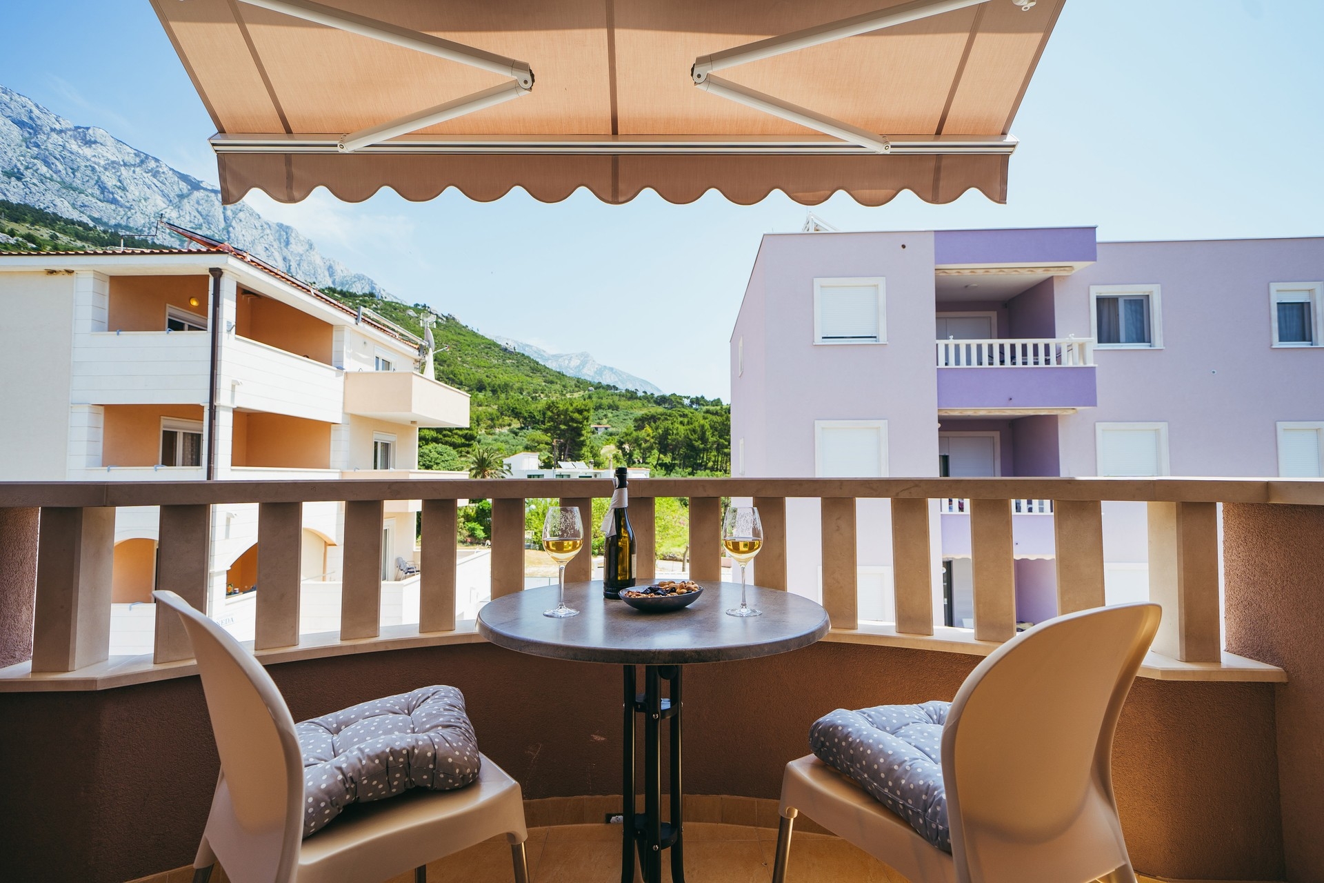 One bedroom apartment with balcony Promajna, Makarska  A-c