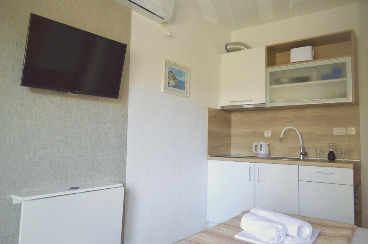 Studio flat with balcony Promajna, Makarska  AS-a