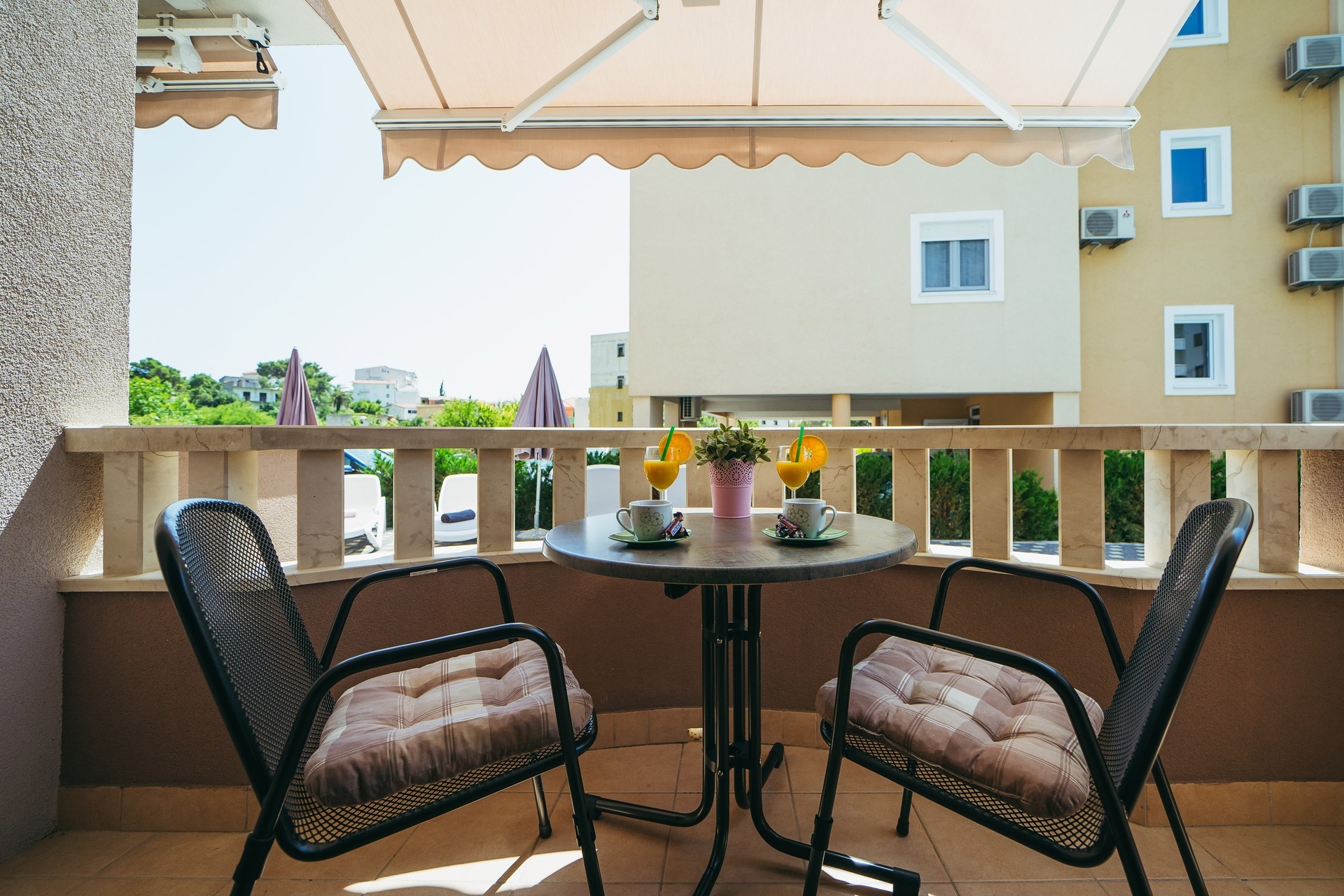 Studio flat with balcony Promajna, Makarska  AS-c