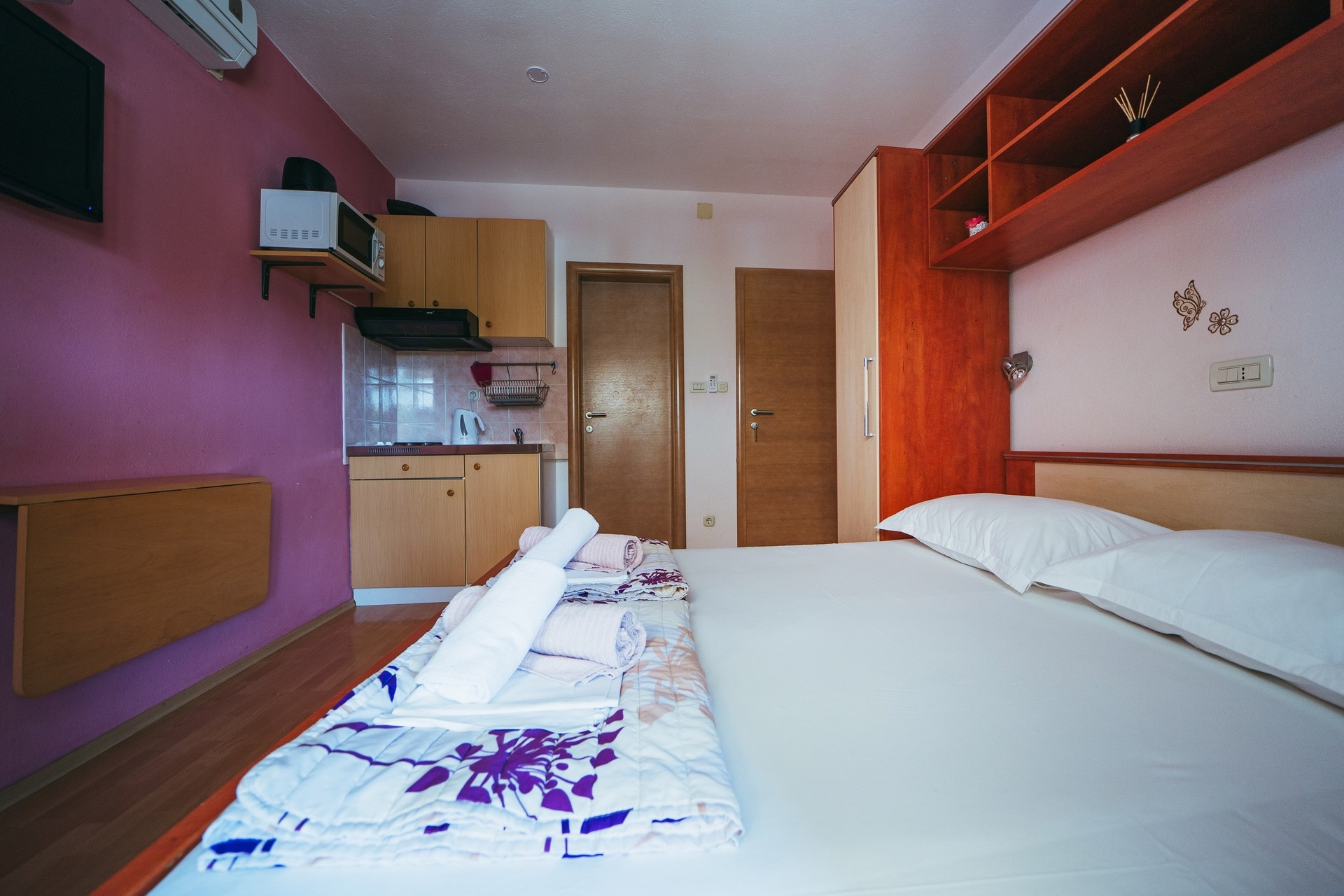 Studio flat with balcony Promajna, Makarska  AS-c