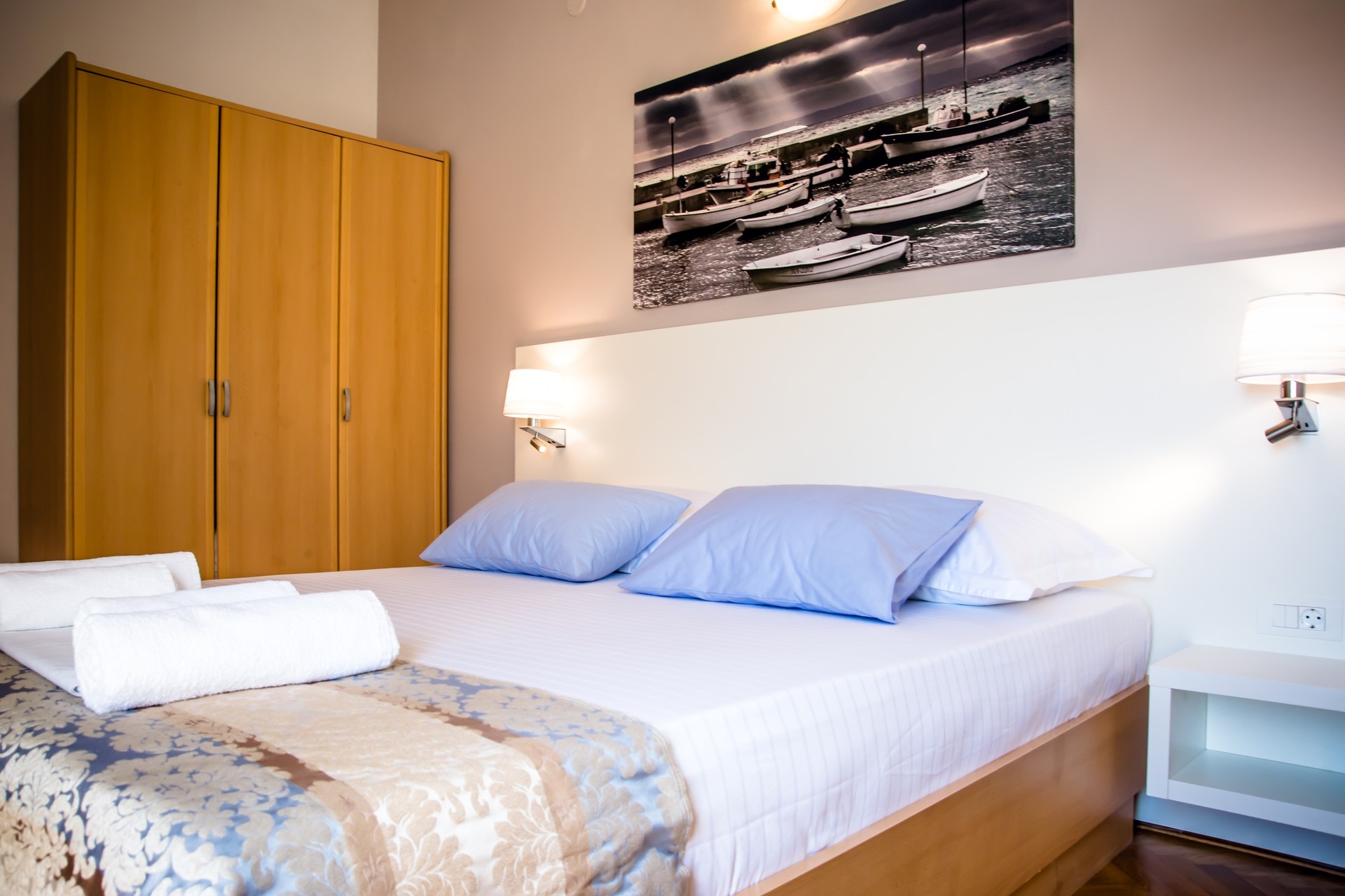 One bedroom apartment with terrace Promajna, Makarska  A-a