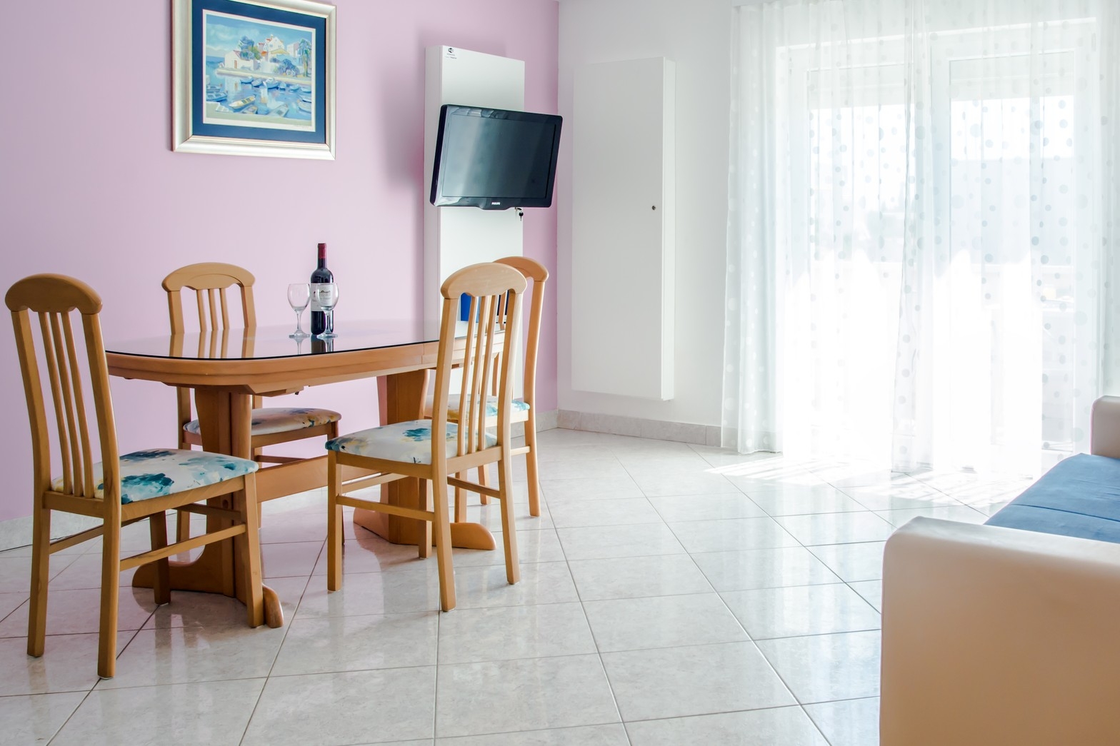 One bedroom apartment with terrace Promajna, Makarska  A-a