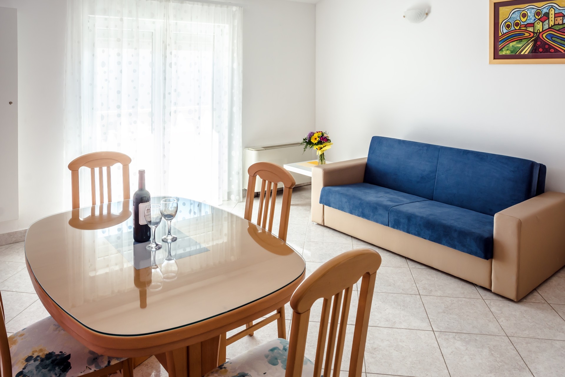 One bedroom apartment with terrace Promajna, Makarska  A-a