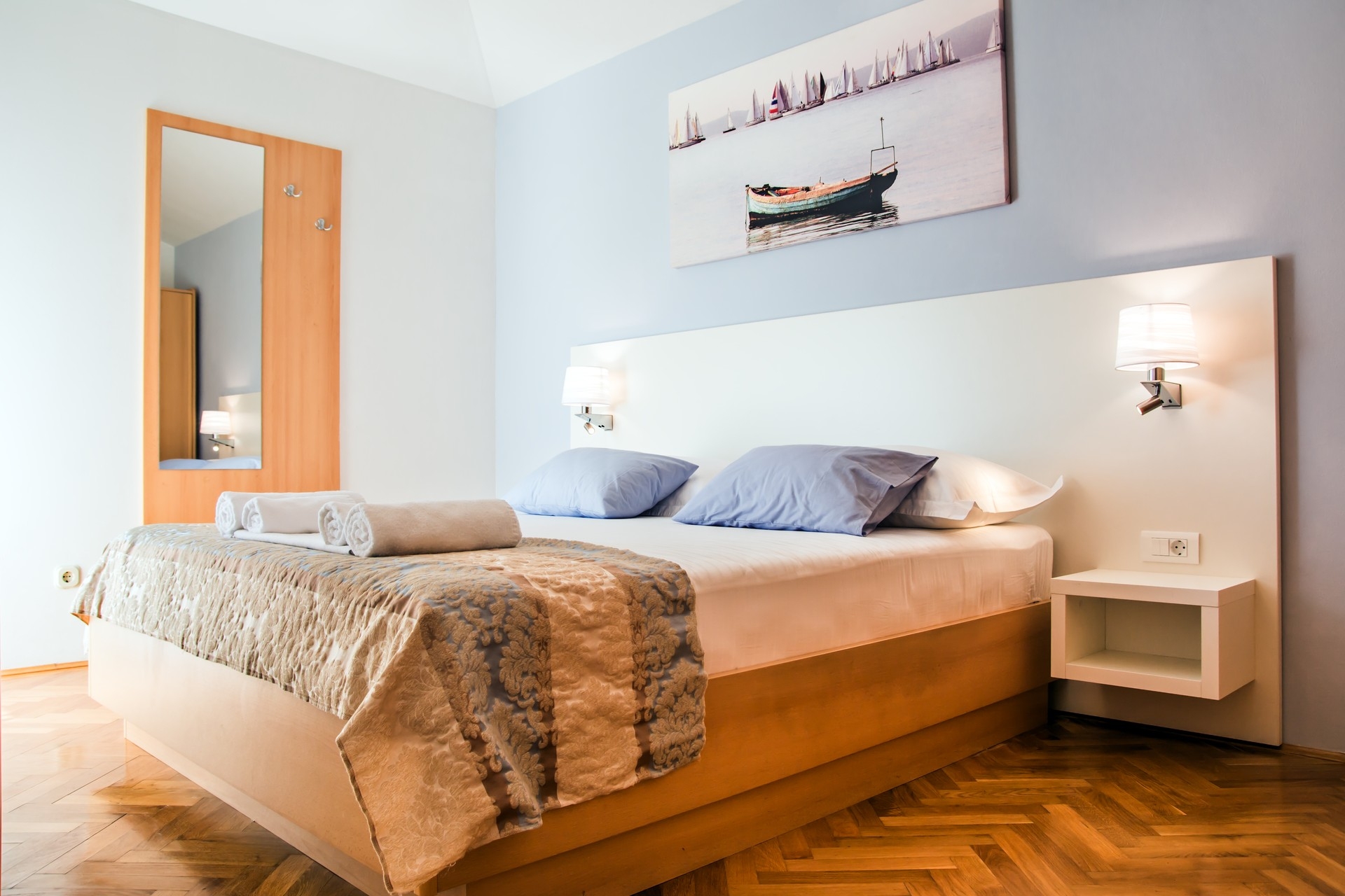 One bedroom apartment with terrace Promajna, Makarska  A-d