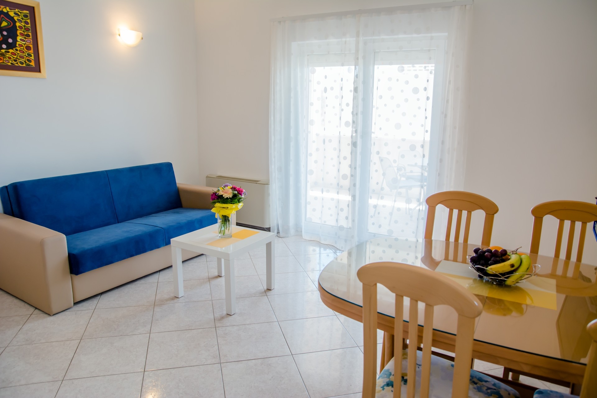 One bedroom apartment with terrace Promajna, Makarska  A-d