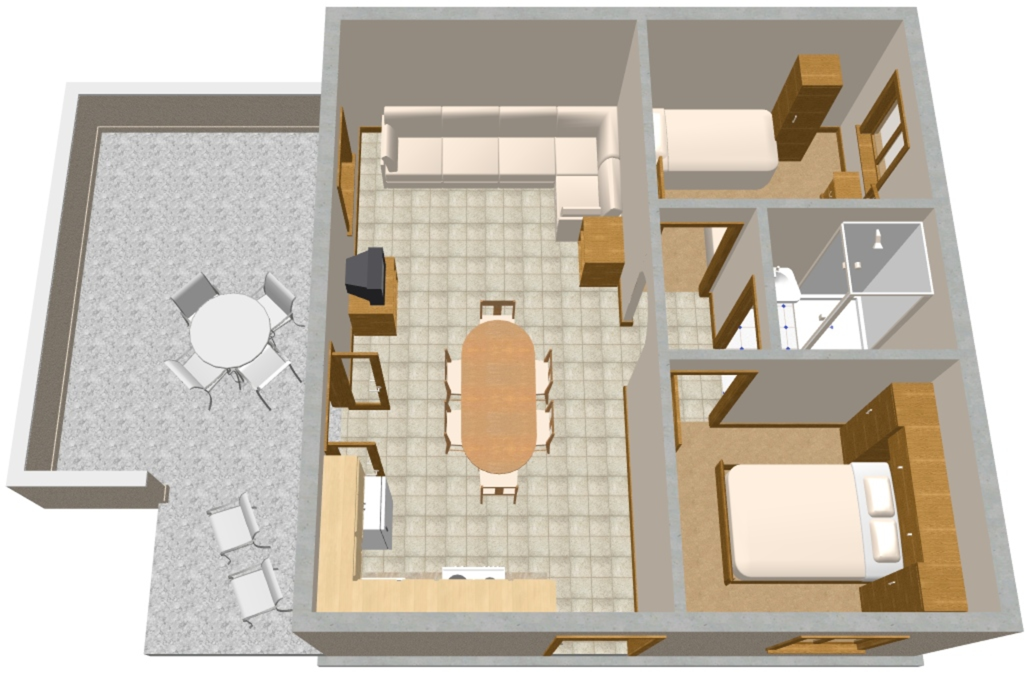 Two bedroom apartment with terrace and sea view Nečujam, Šolta  A-a