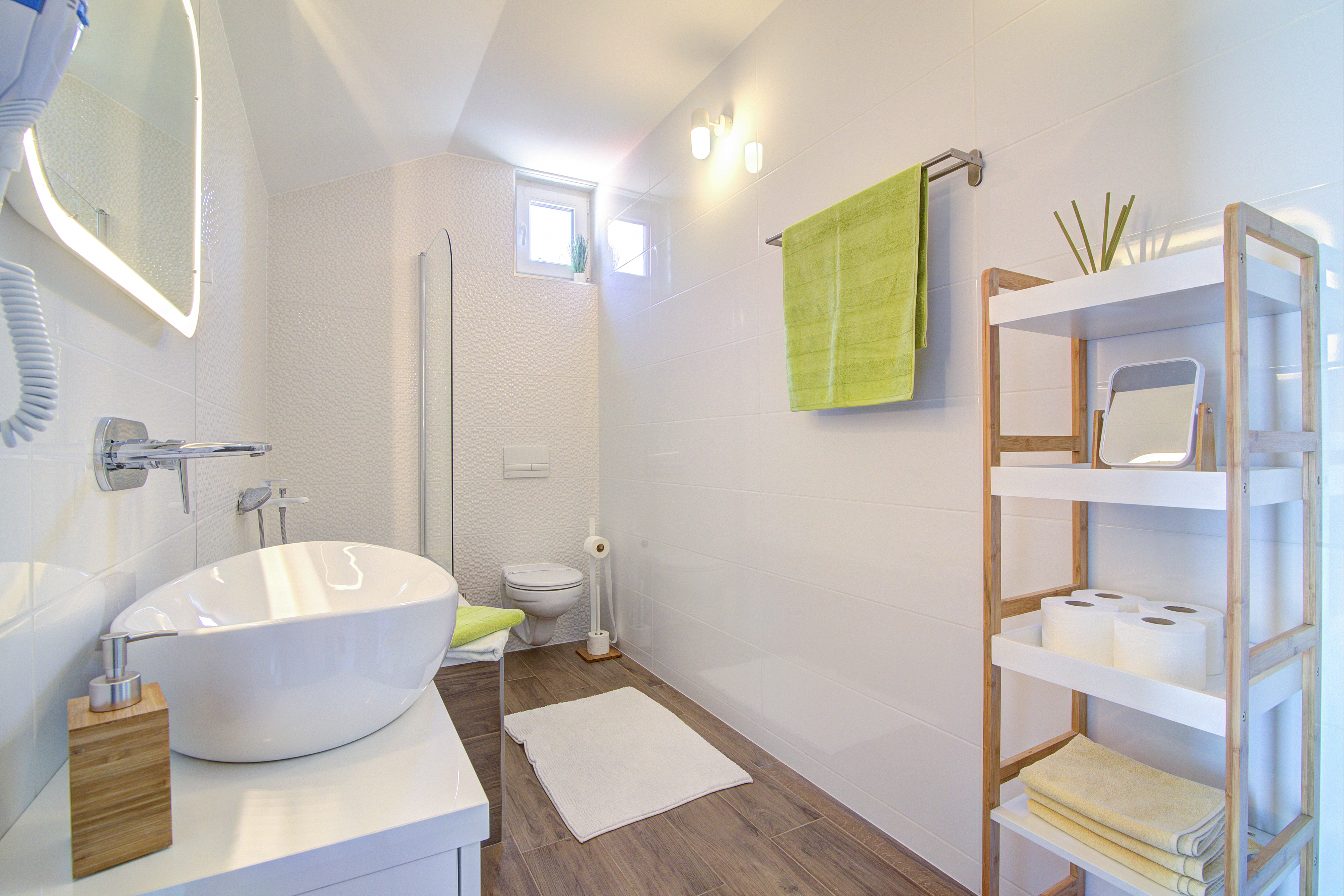 Two bedroom apartment with balcony and sea view Senj  A-a