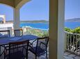Kneža, Terraza in the apartment, with a sea view y WiFi.