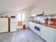 Njivice, Kitchen in the apartment, (pet friendly) and WiFi.