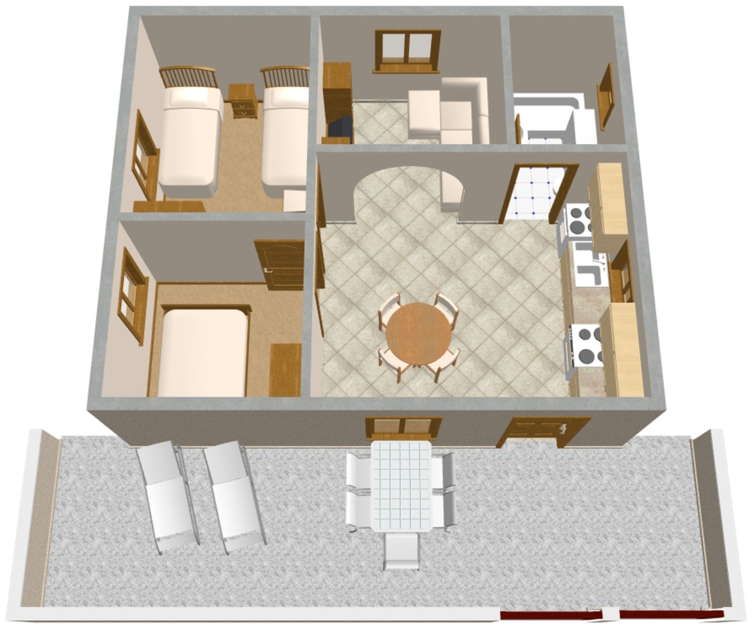 Two bedroom apartment with terrace and sea view Nečujam, Šolta  A-a