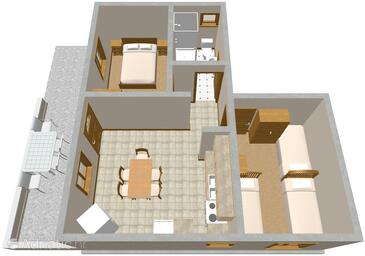 Plan Zatoglav, Plan in the apartment, WIFI.