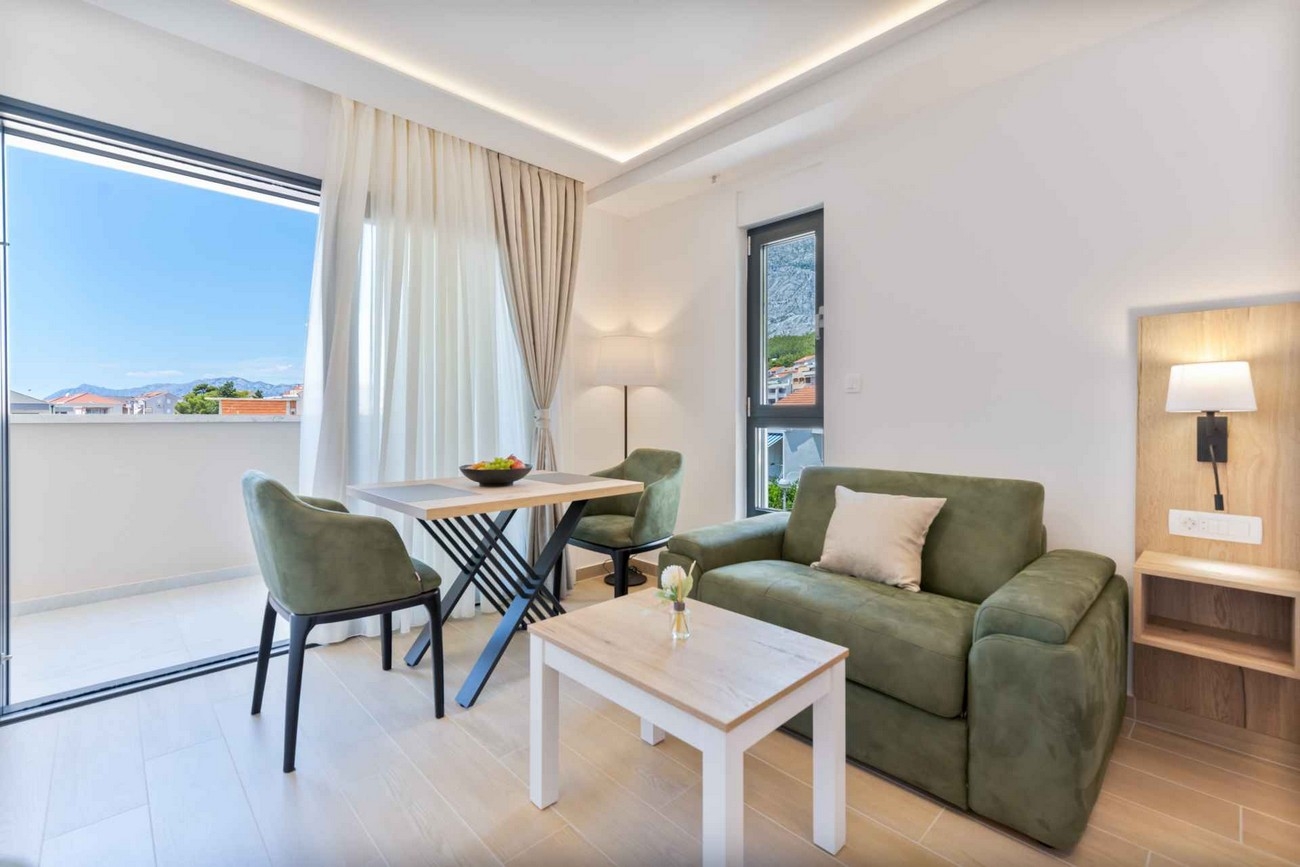 Studio flat with terrace Promajna, Makarska  AS-e