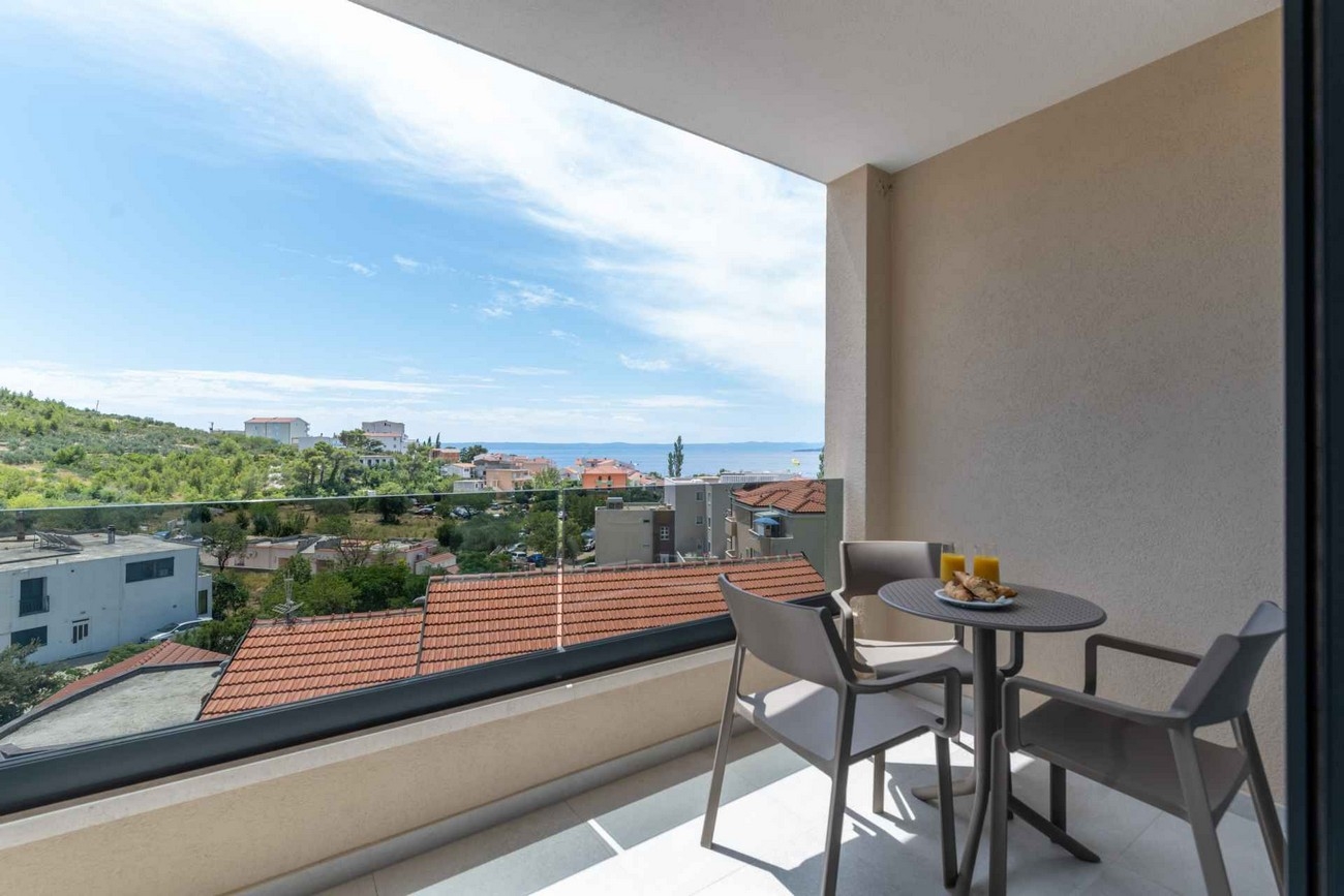 Studio flat with terrace Promajna, Makarska  AS-h
