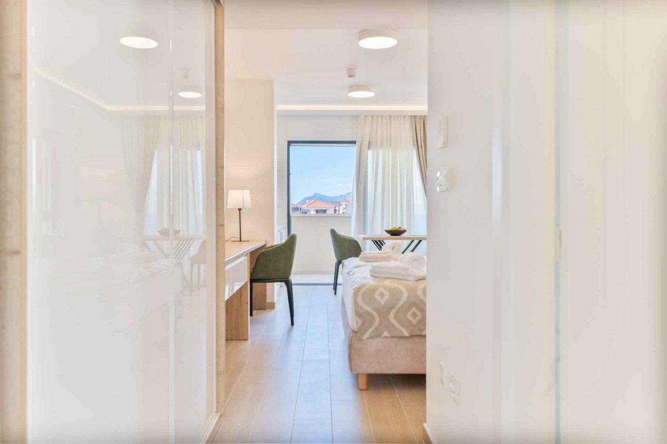 Studio flat with terrace and sea view Promajna, Makarska  AS-j