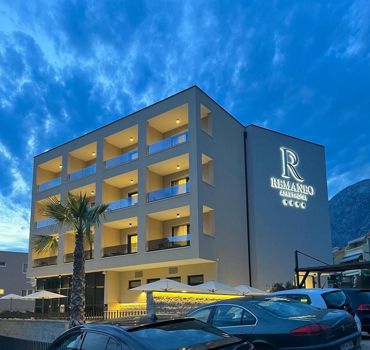 Studio flat with balcony and sea view Promajna, Makarska  AS-n