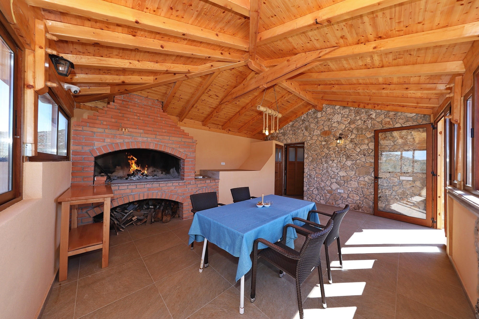 One bedroom house with terrace and sea view Cove Triluke, Pašman  K