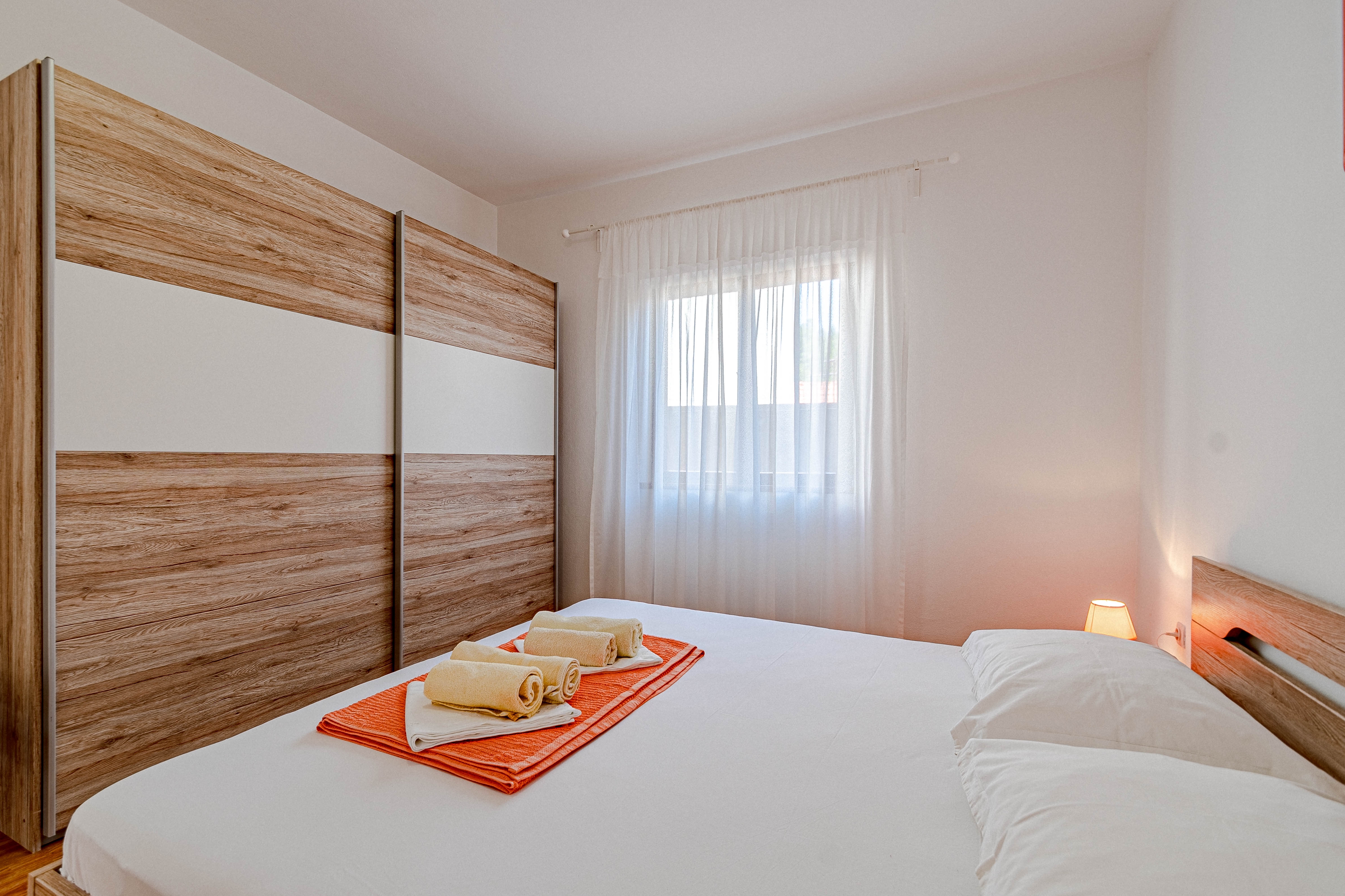 Two bedroom apartment with terrace and sea view Gršćica, Korčula  A-a