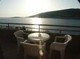 Ražanj, Terrace in the apartment, with a sea view and WiFi.