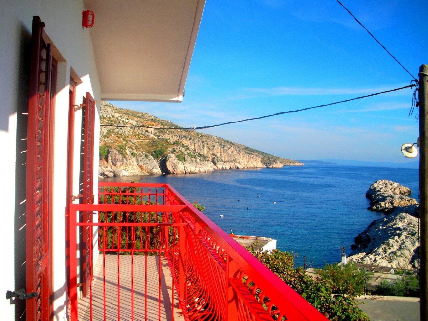 Two bedroom apartment with terrace and sea view Cove Zaraće (Dubovica), Hvar  A-a