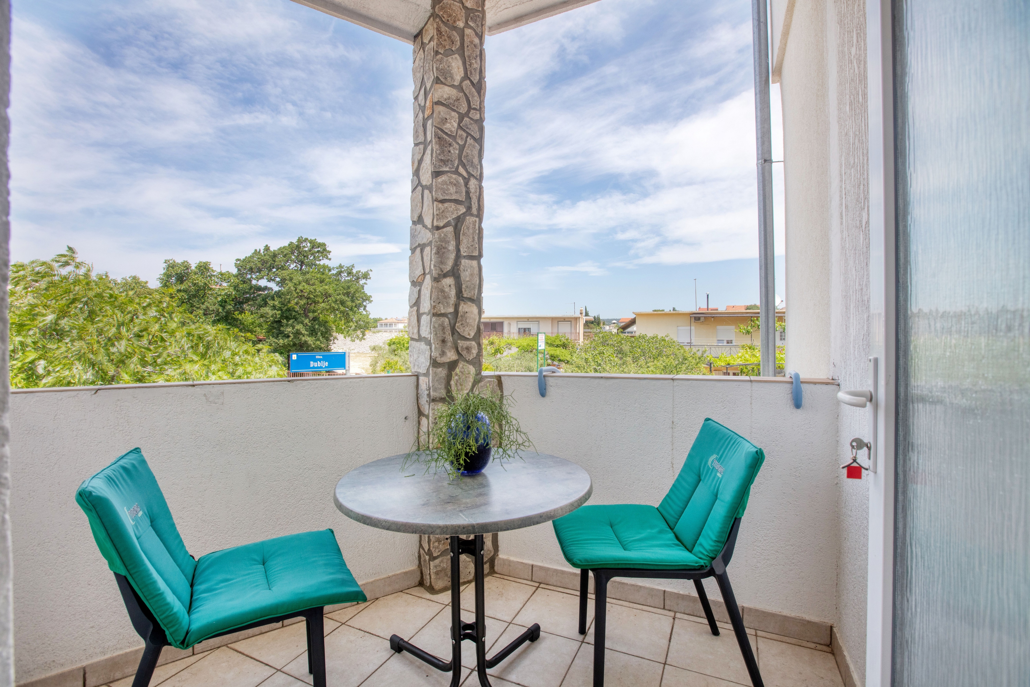 Studio flat with terrace Pirovac, Šibenik  AS-b